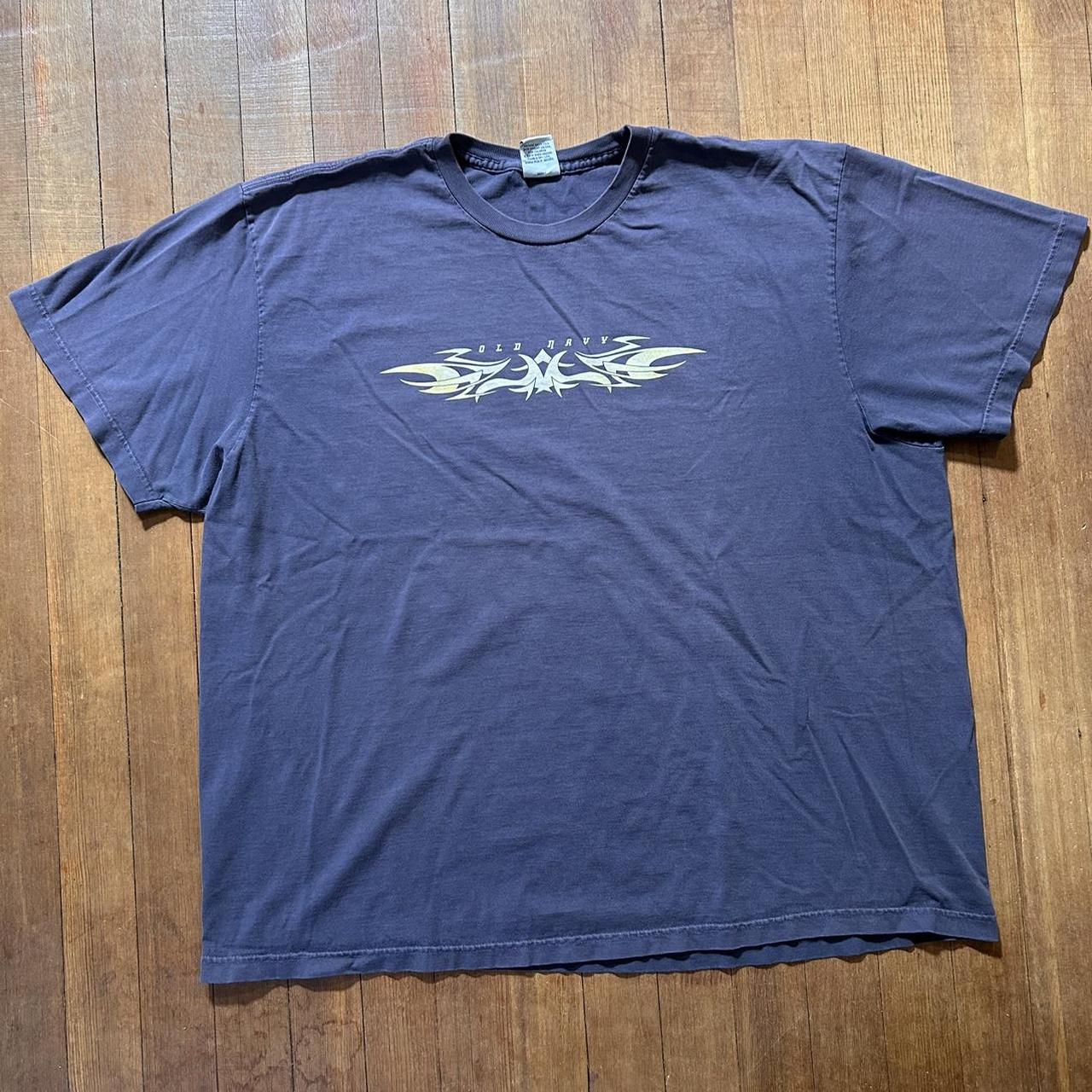 Old Navy Men's Navy Tshirt Depop