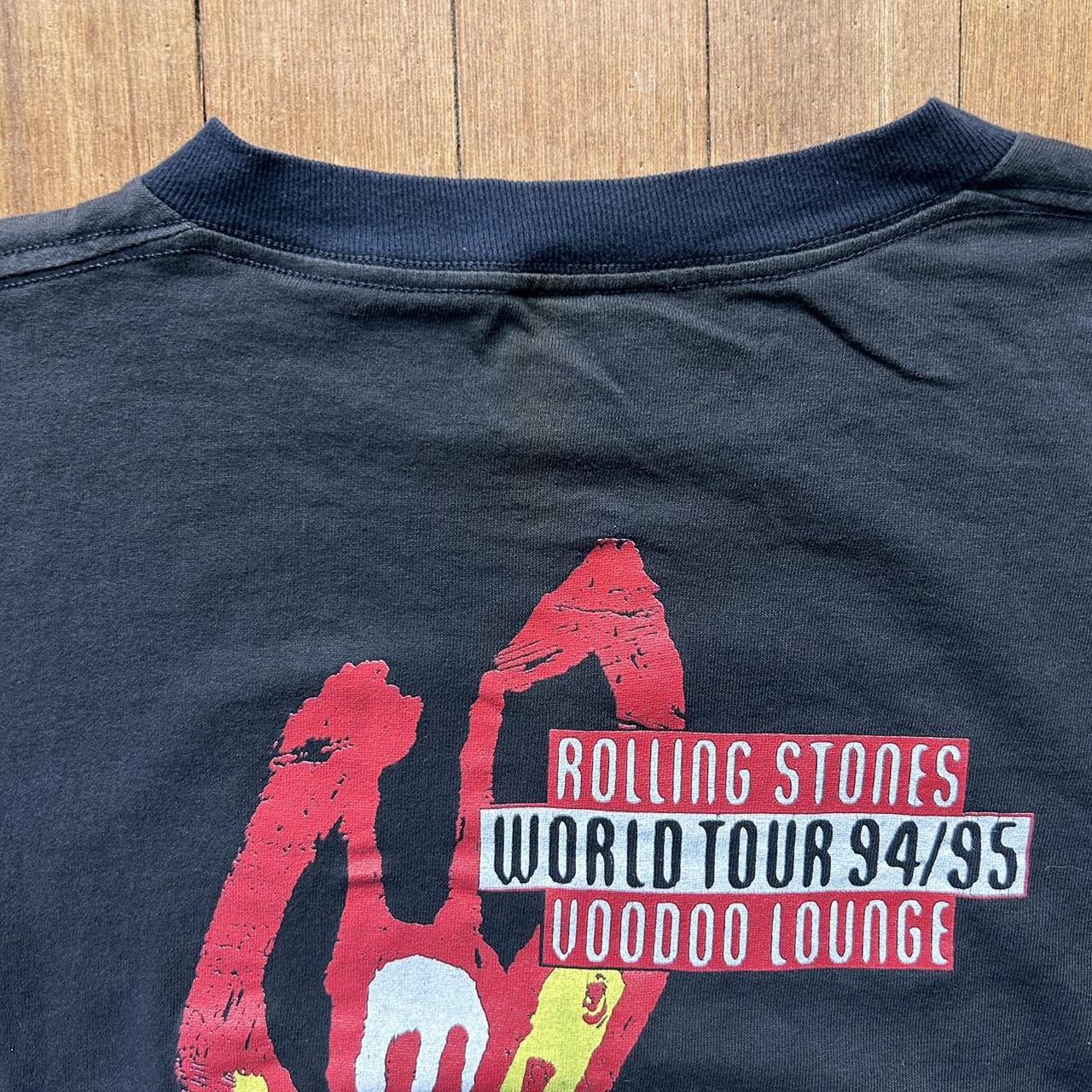 Vintage 1994 Rolling Stones Voodoo Lounge World Tour... - Depop