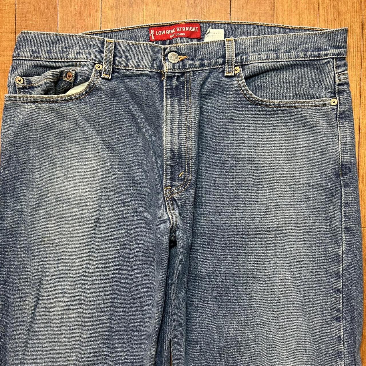 Mens Vintage Levi's 529 Blue Jeans Low Rise Straight - Depop