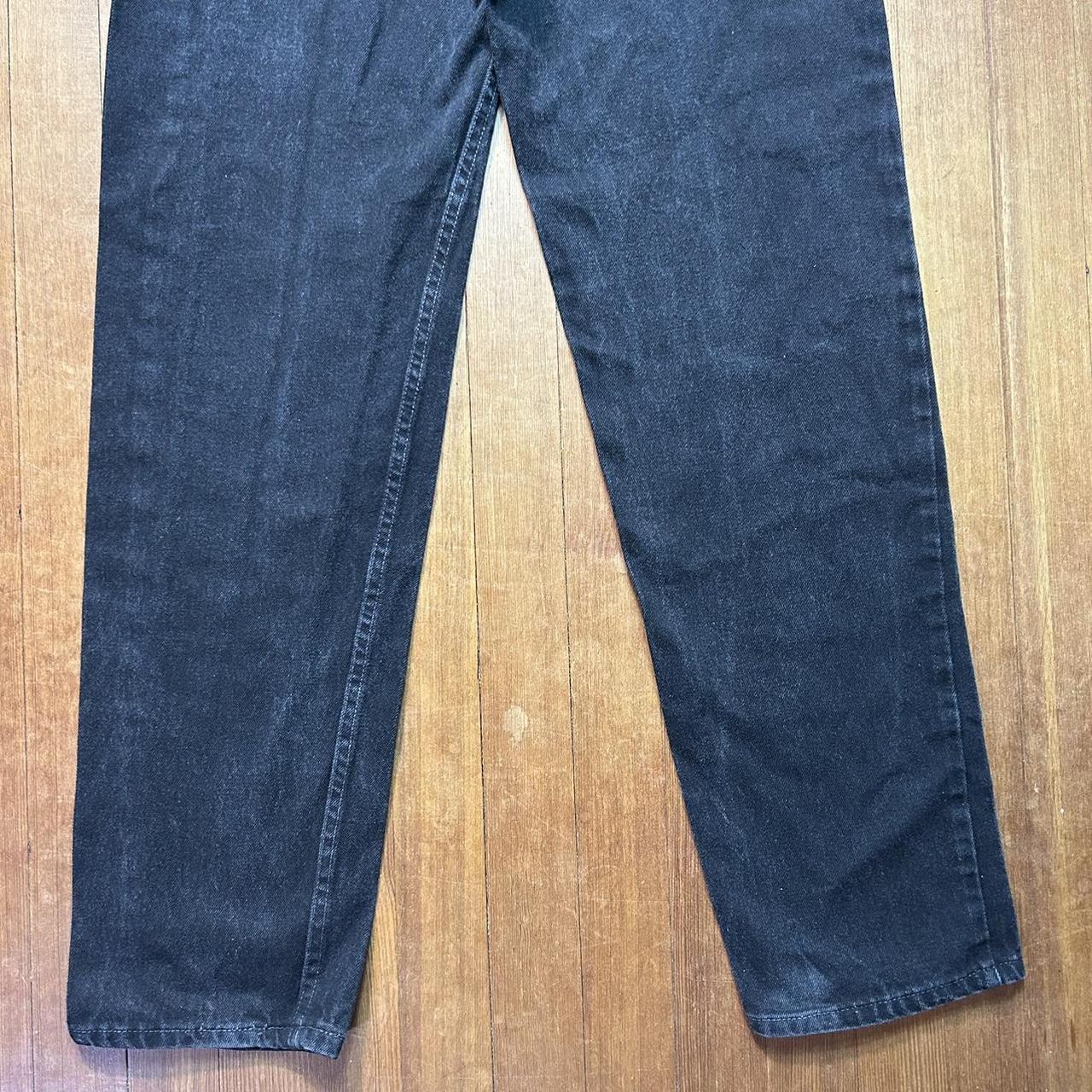 Vintage Levi’s 555 Black 34x36 Orange Tab Jeans USA...