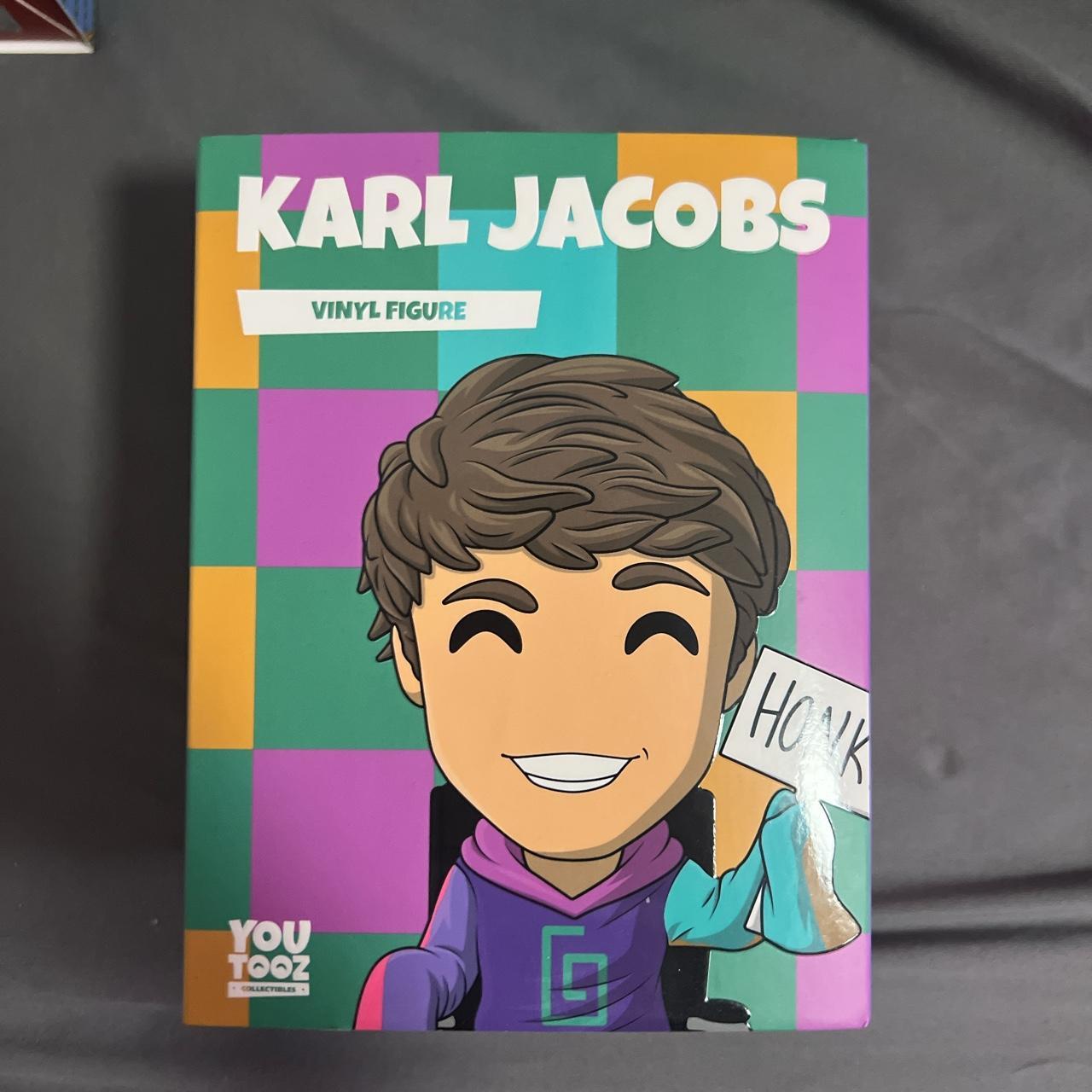 karl jacobs youtooz vinyl figurine. figure has never... Depop