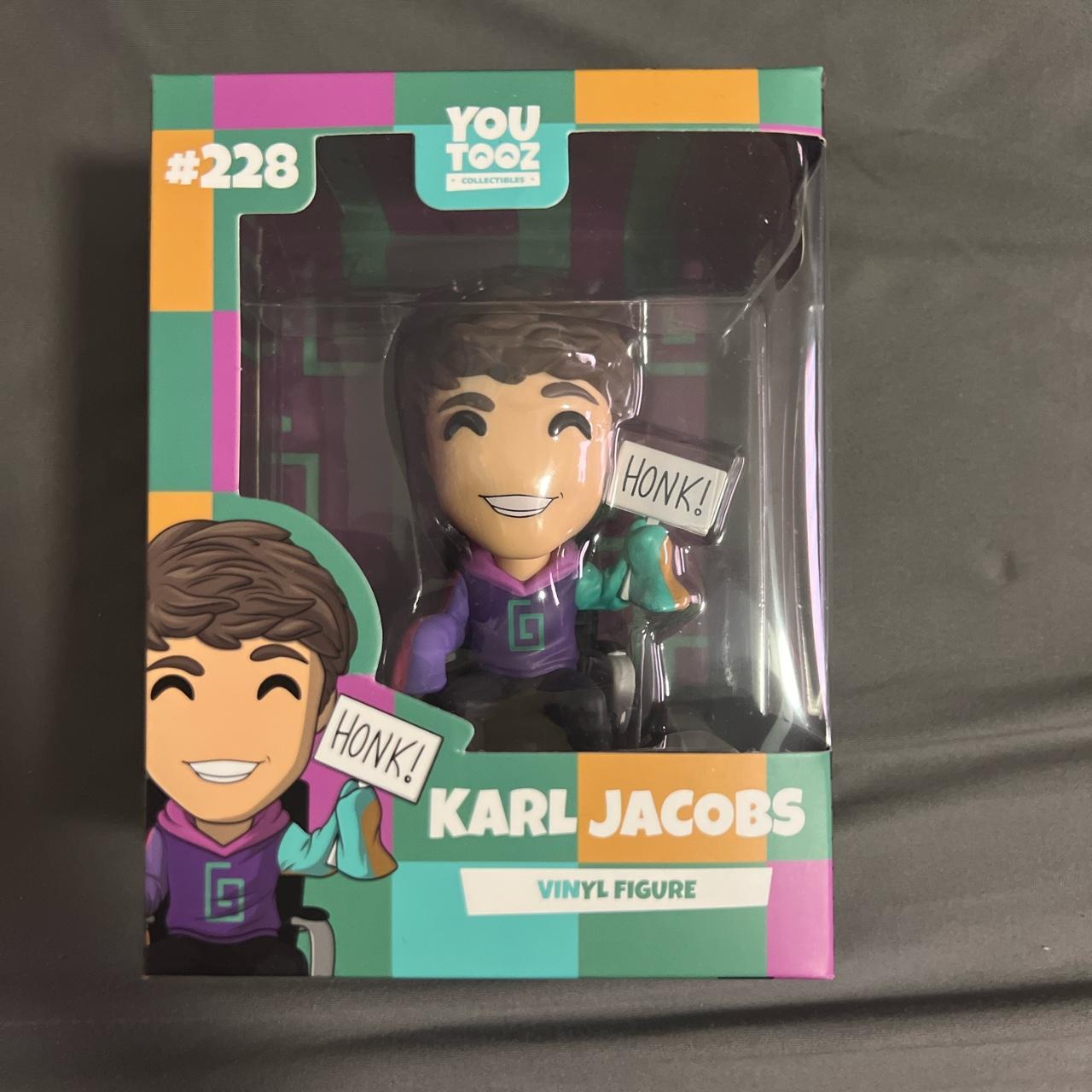 karl jacobs youtooz vinyl figurine. figure has never... Depop