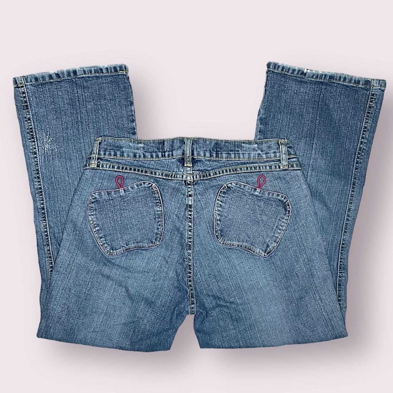 Apple Bottom Jeans By The Beach Boys cute af early 2000s cutoff apple bottom jeans with... | Depop