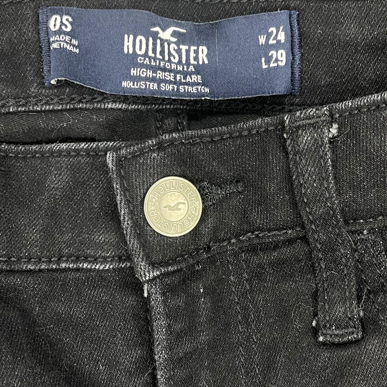 Hollister Co. Cotton/Polyester/Elastane Flare Jeans for Women