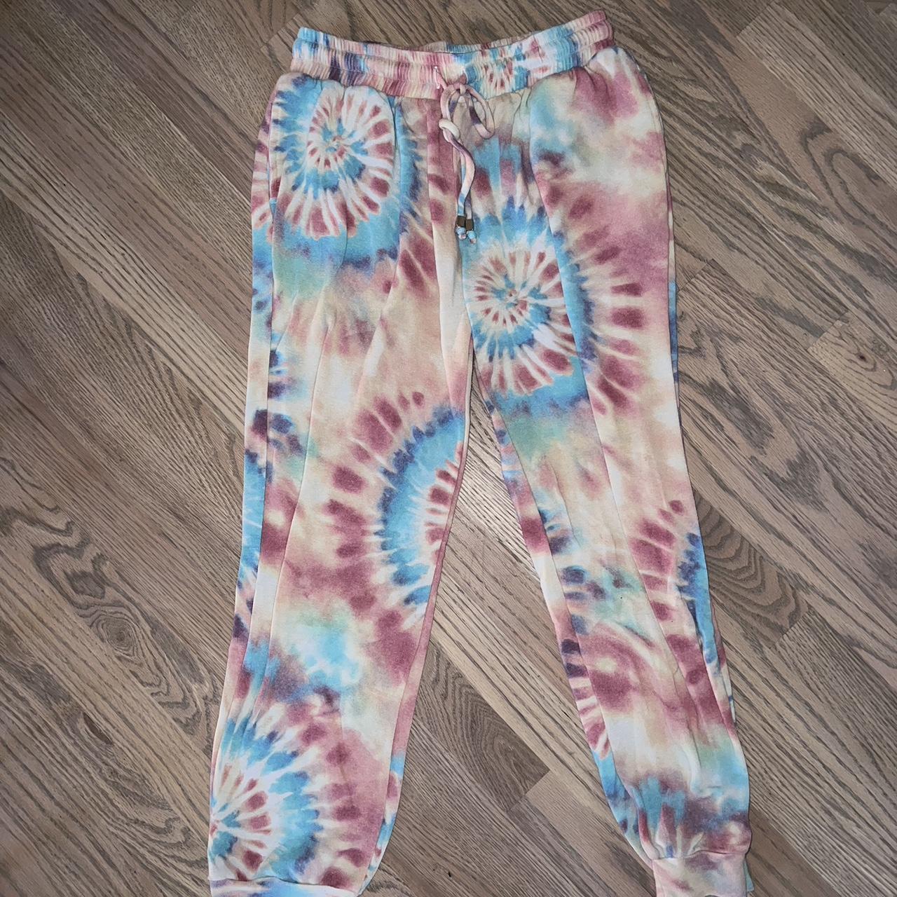 Arielle Tie Dye Sweatpants Size Medium The Softest Depop   P0 