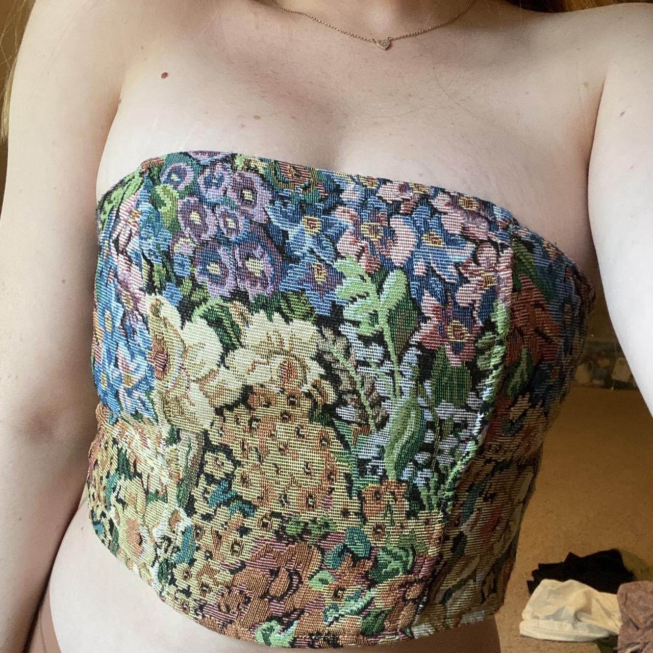 The perfect summer Floral Corset top!, Has an