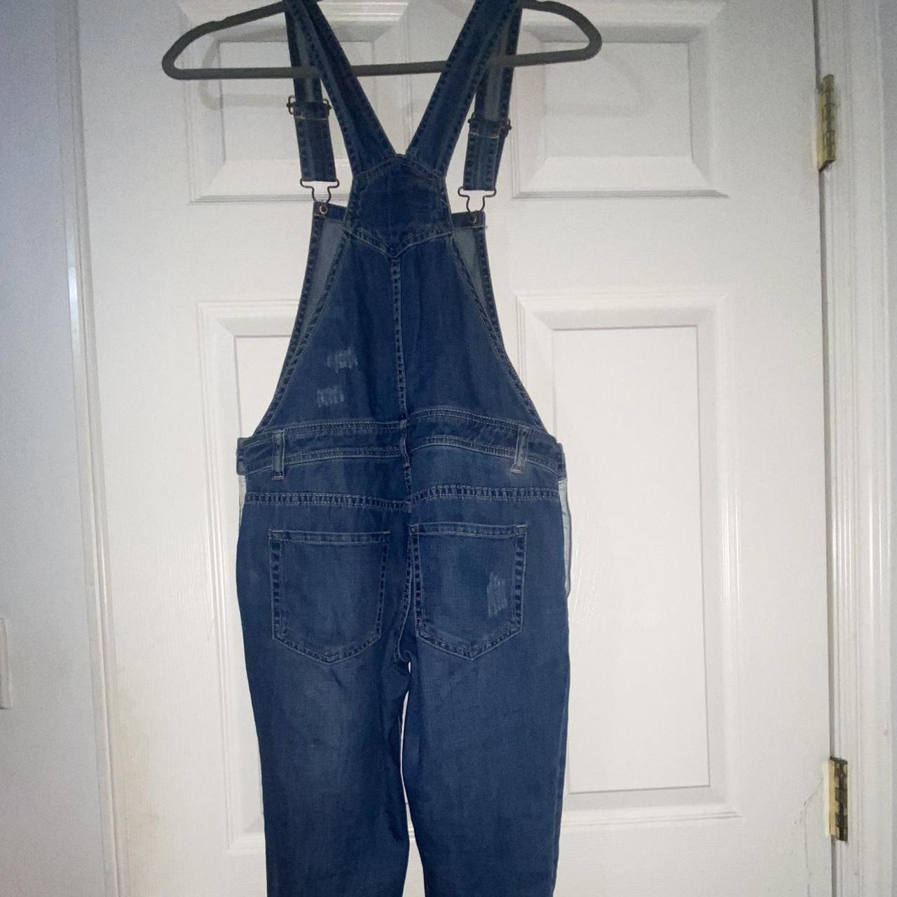 Denim overalls - Depop