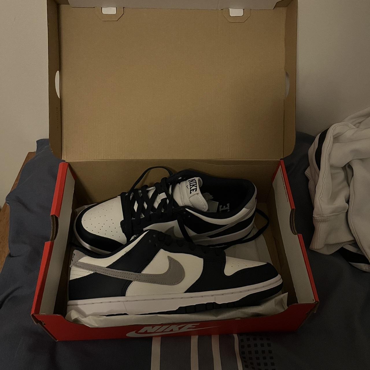 mens nike navy trainers