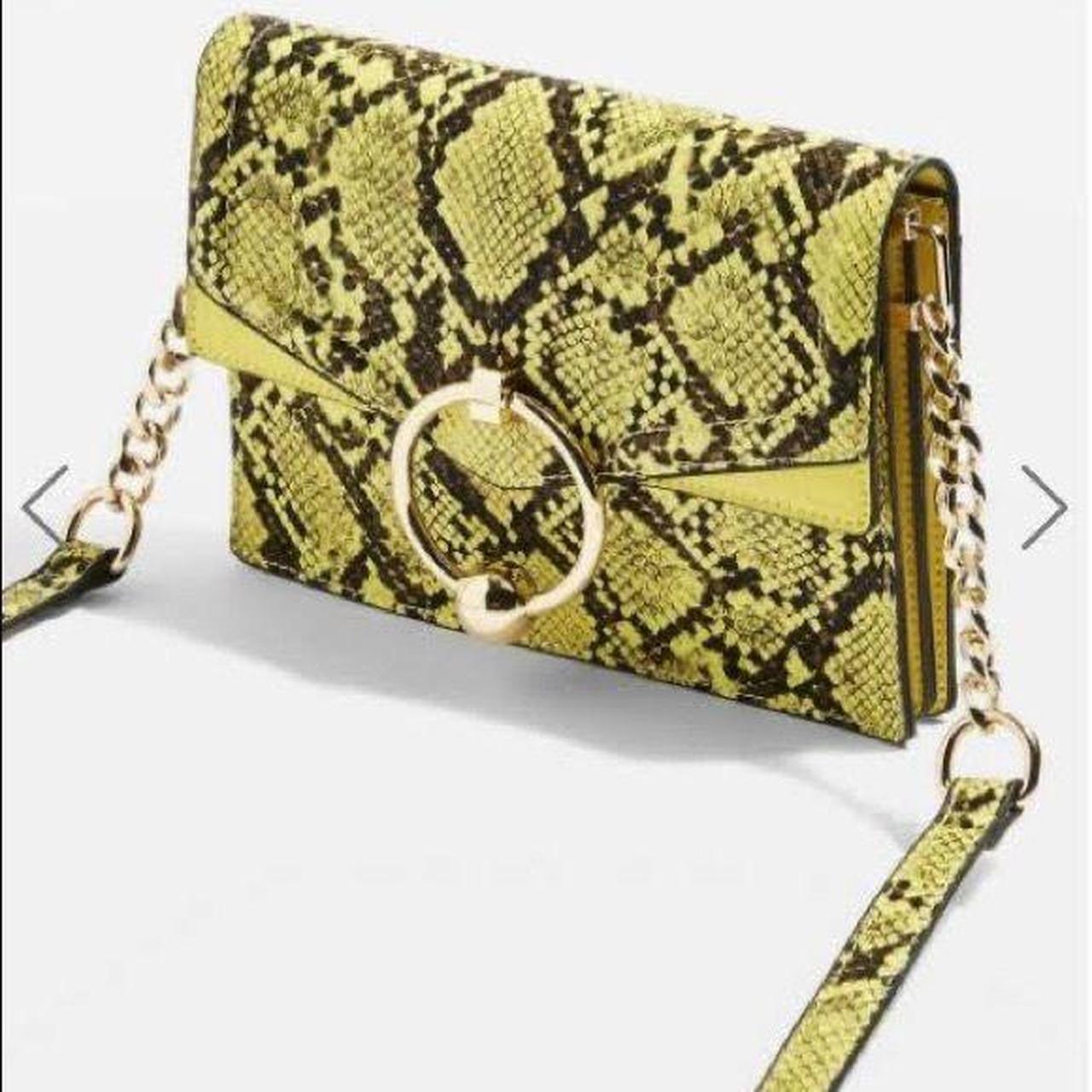 Snakeskin Topshop Crossbody Topshop Beige Crossbody Clutch Bag