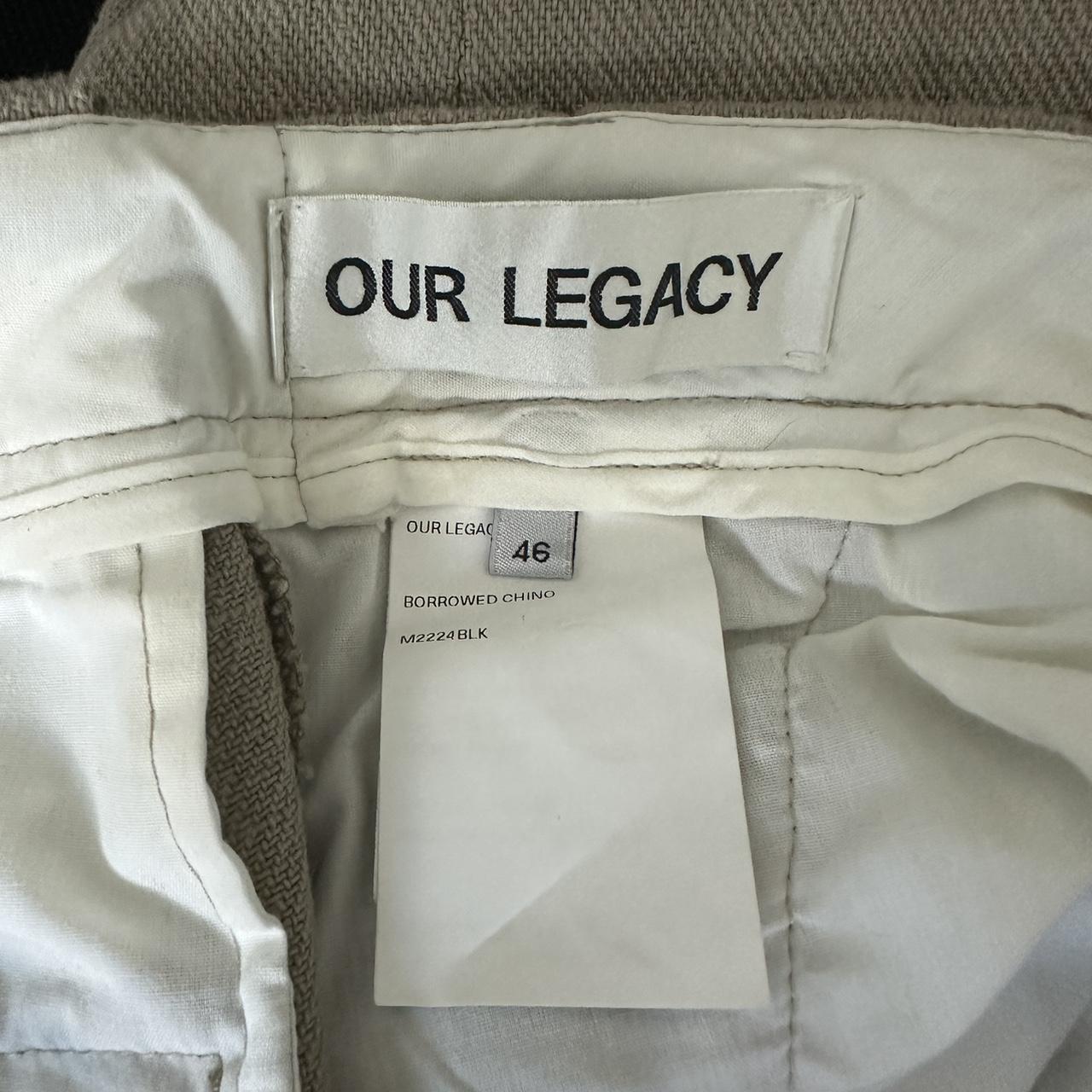 Our Legacy Borrowed Chino, Size 44, Khaki True Cotton...