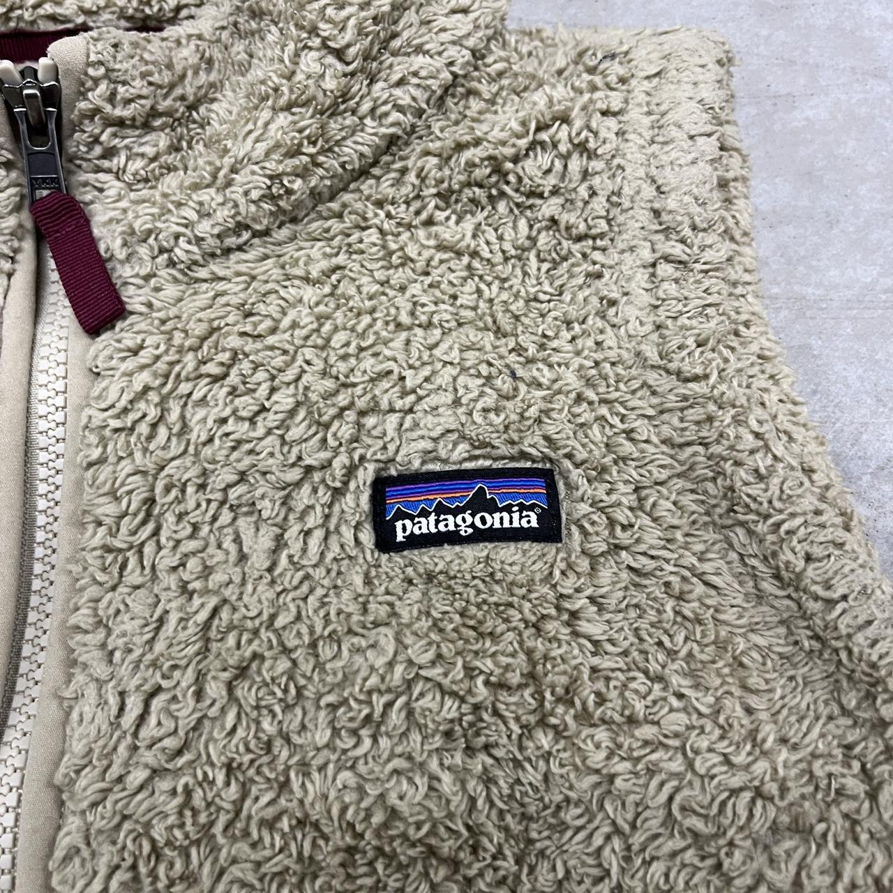 Patagonia Los Gatos Beige Fleece Sherpa Depop