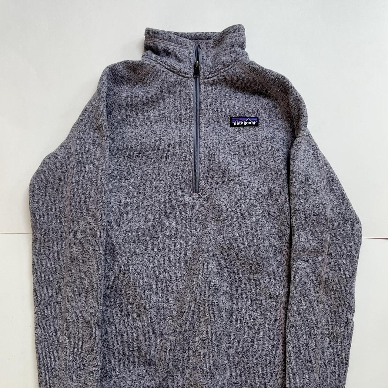 patagonia better sweater 1/4 zip in smokey violet (i... - Depop