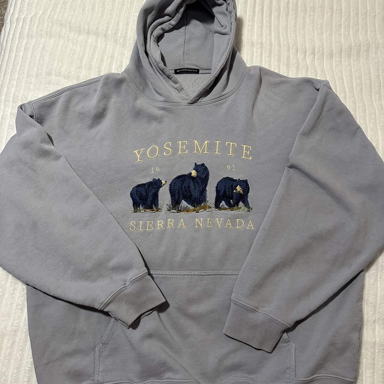 brandy melville yosemite hoodie🧸🤍 brandy... Depop