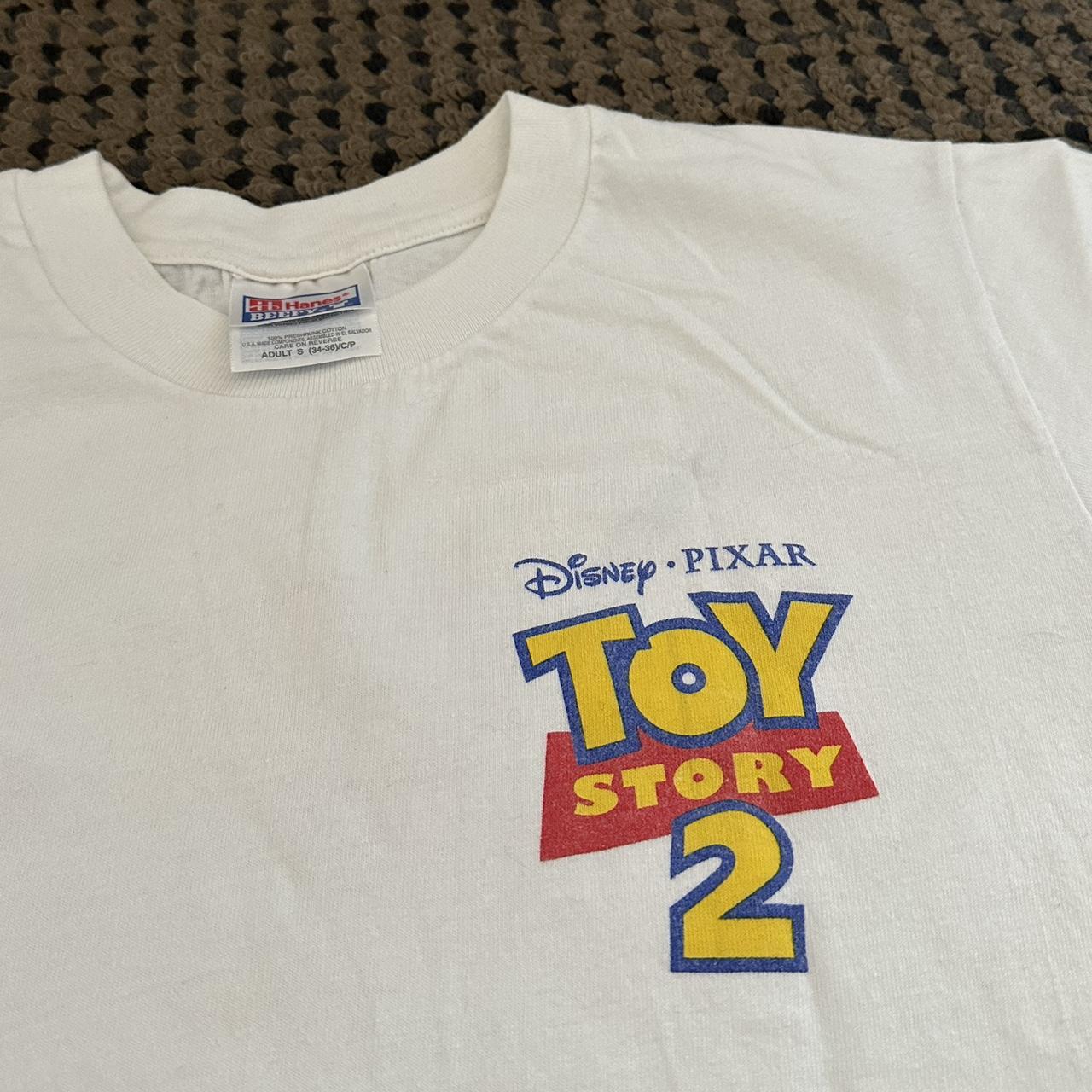 rare 1999 Toy Story 2 movie promo Disney Pixar white... - Depop