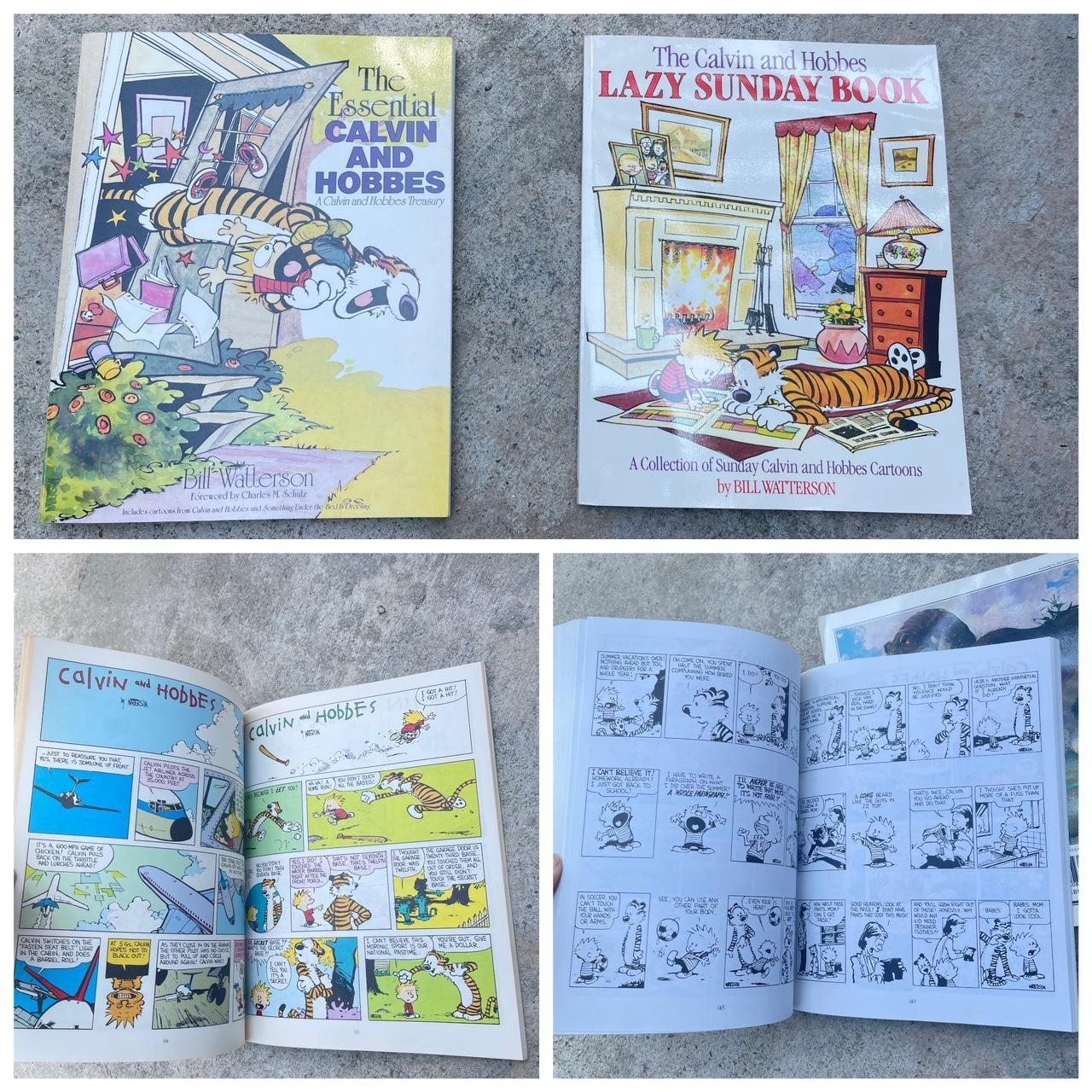 The Calvin and Hobbes Lazy Sunday & The Essential | Depop