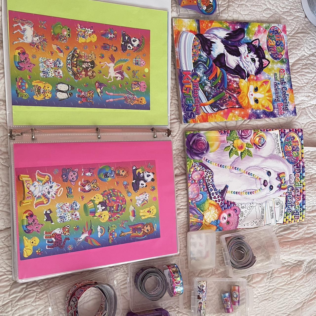 Lisa Frank Lot. Coloring books, 100s Of - Depop