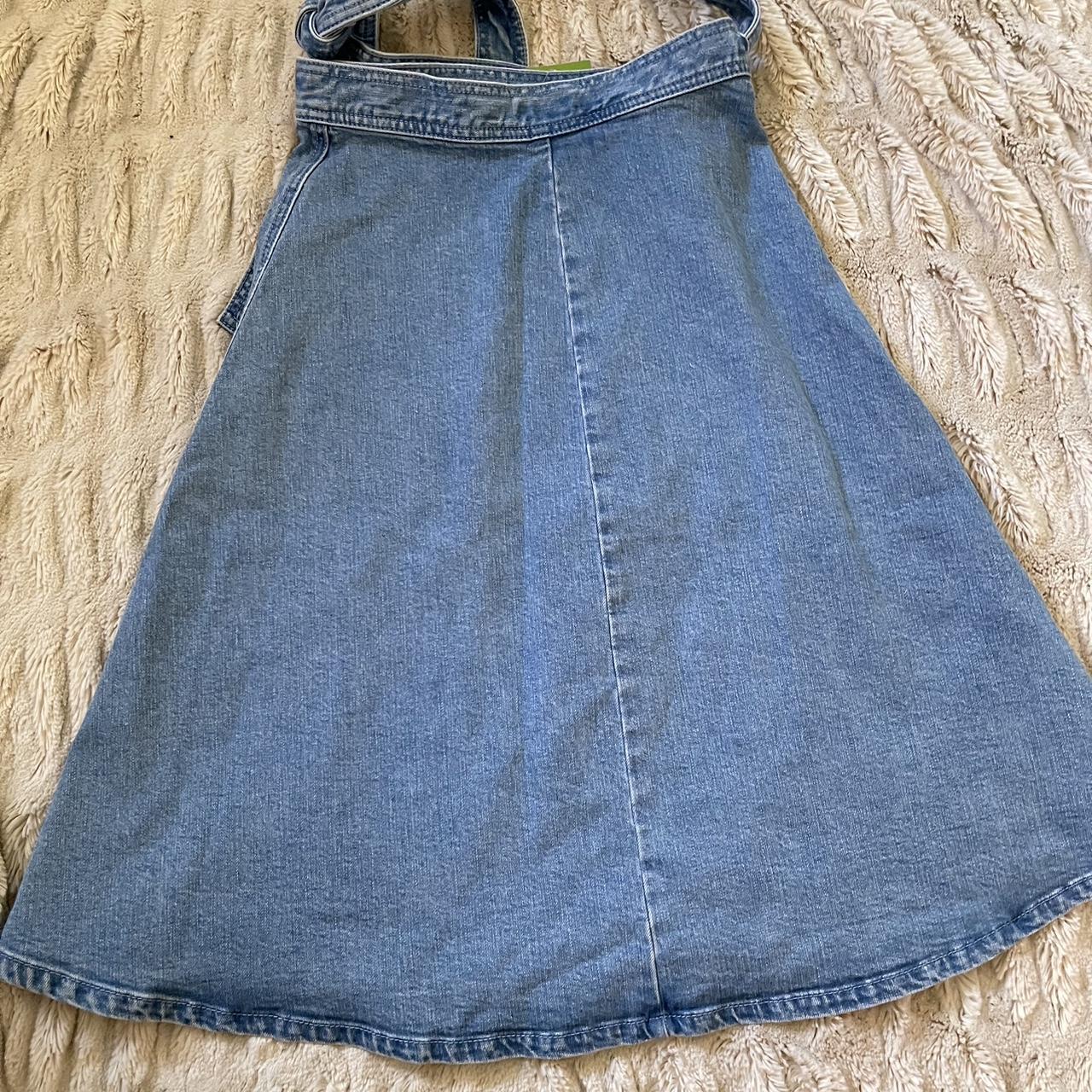 Kate spade vintage shop denim wrap skirt