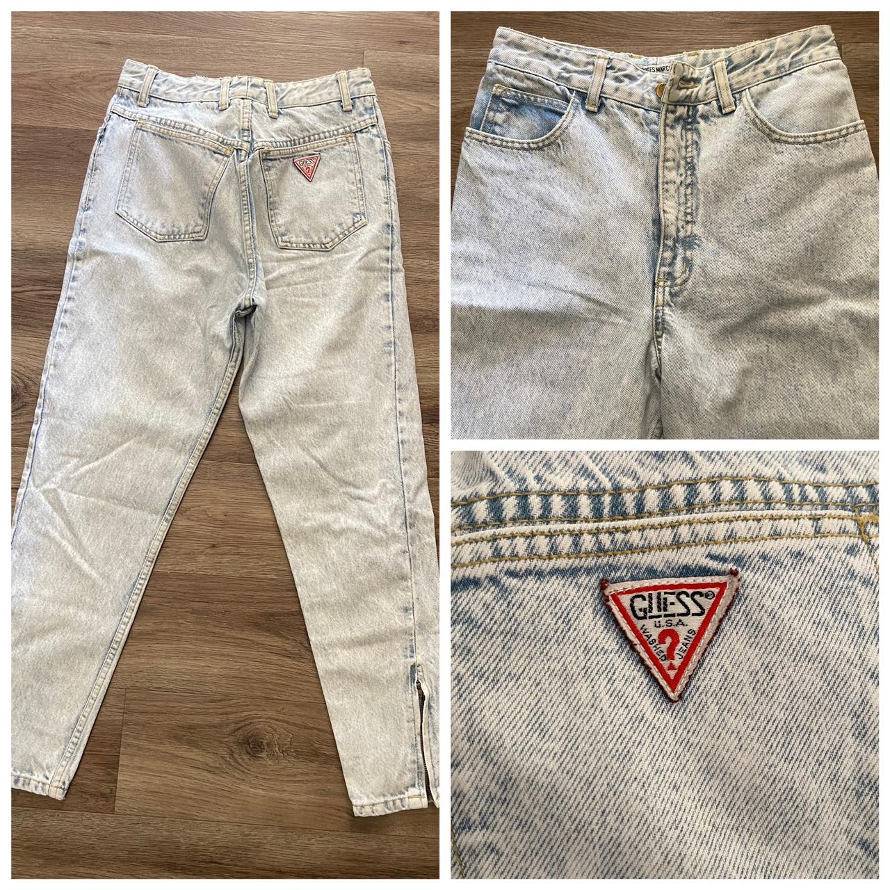 Guess jeans with ankle zipper best sale