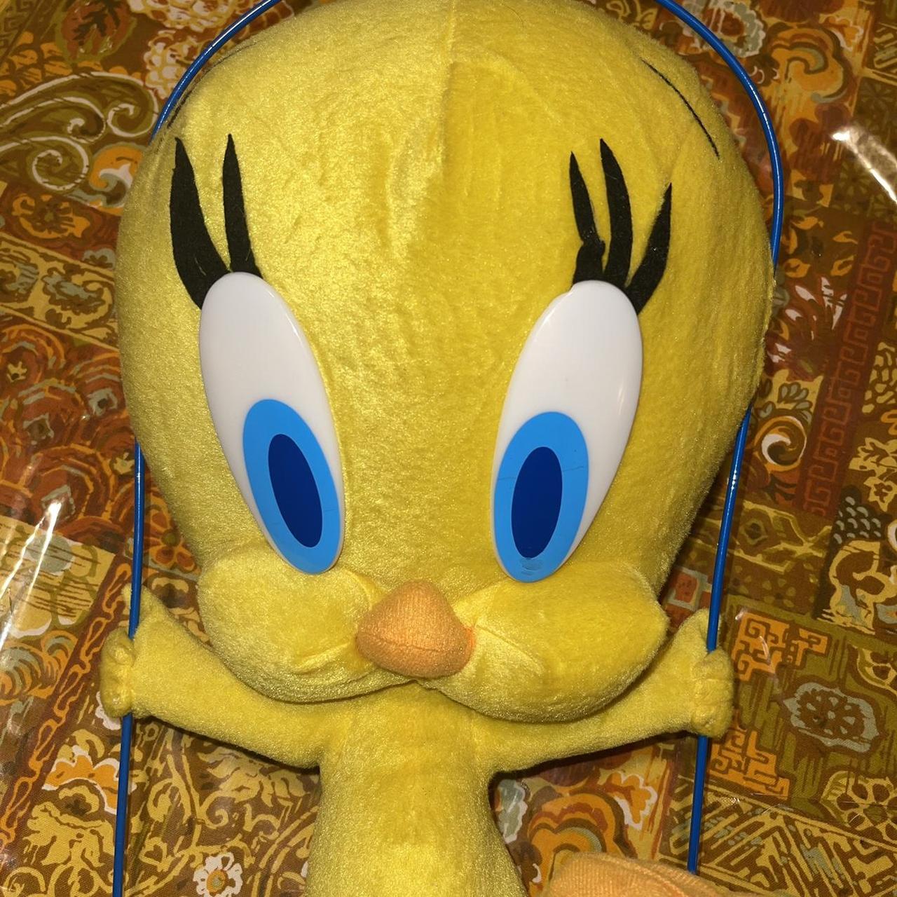 Vintage looney tunes tweety bird denim oversized - Depop