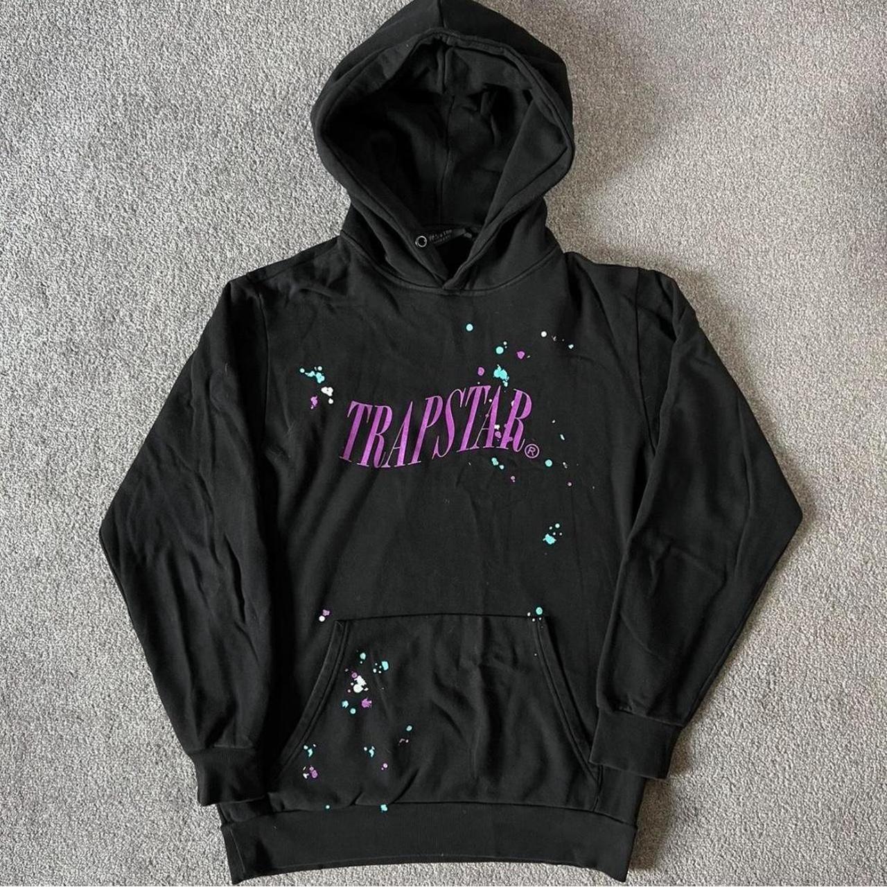 Trapstar splatter hoodie sale