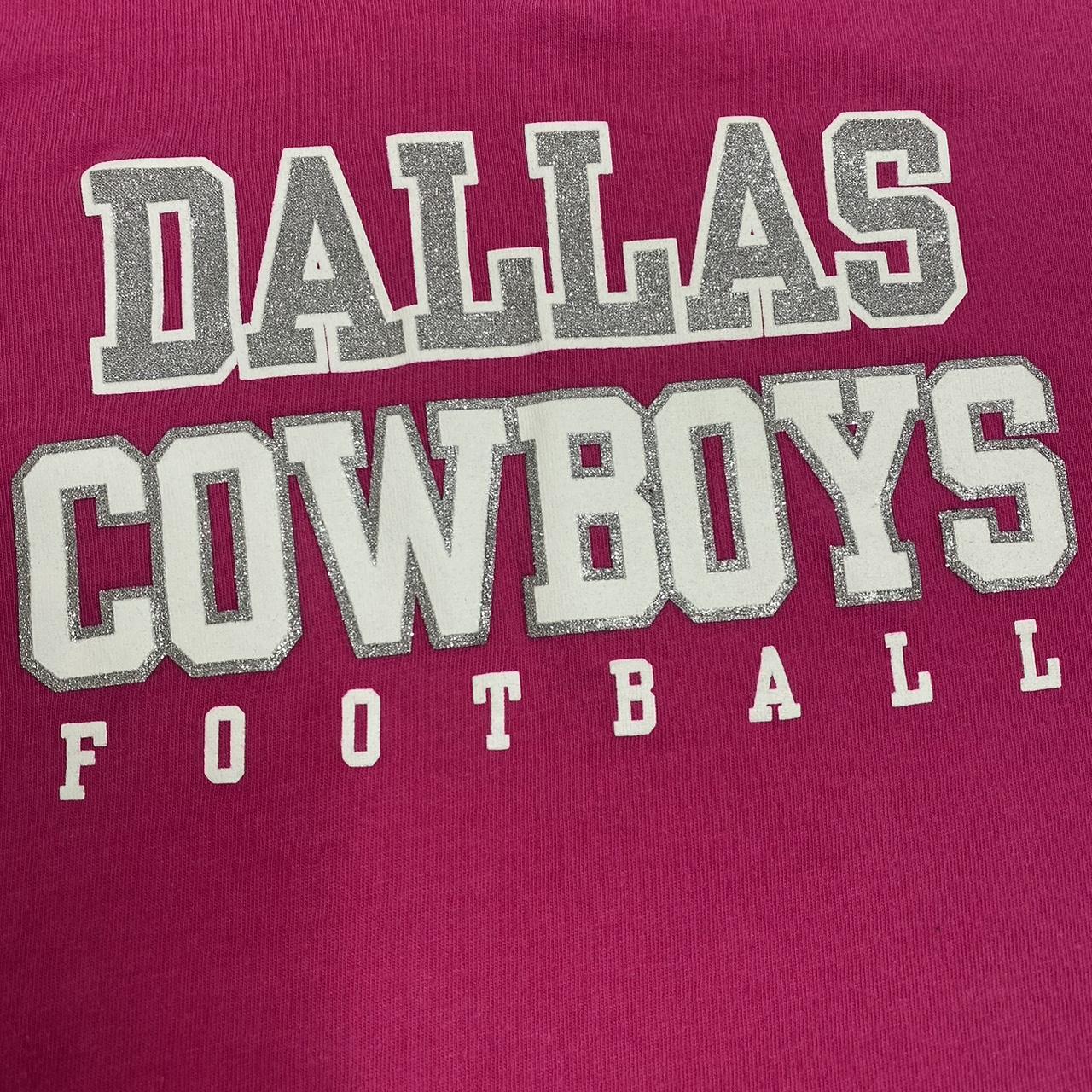 PRE-LOVED- PINK DALLAS COWBOYS FOOTBALL JERSEY. - Depop