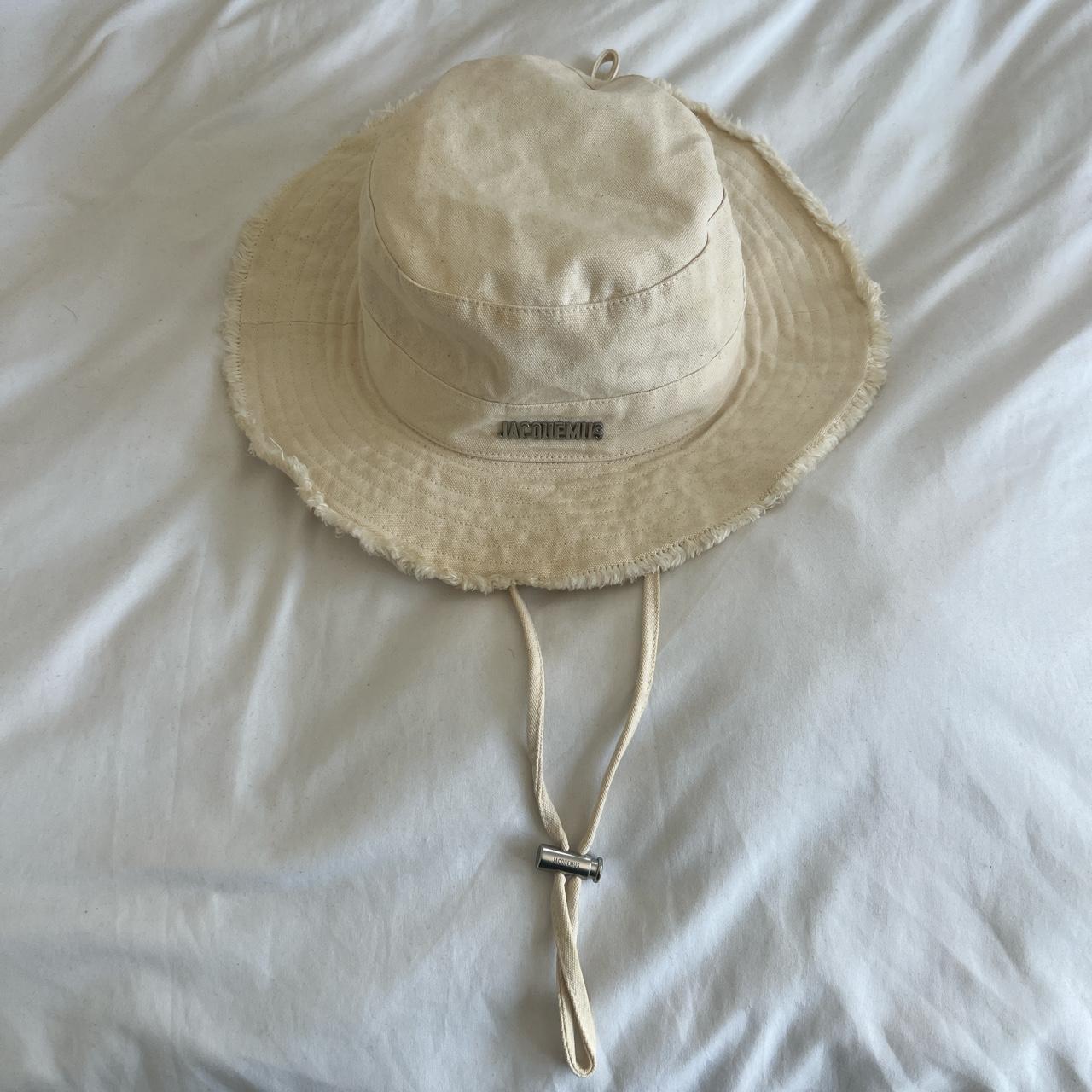 Jacquemus hat Worn a few times, bought from... - Depop