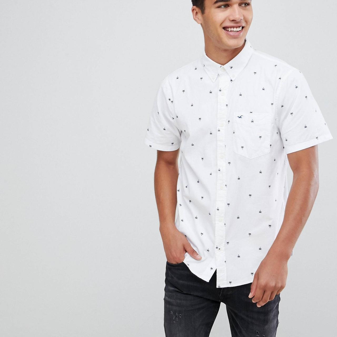 Men's Hollister Slim Fit Short Sleeve Cactus Depop