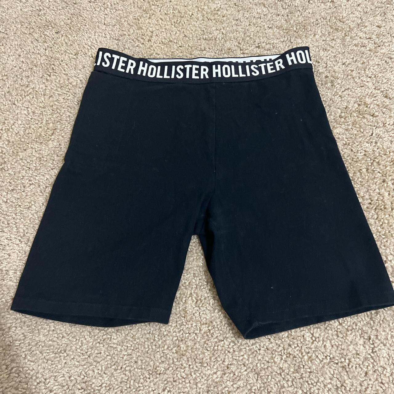 Hollister black biker shorts worn once DM for any