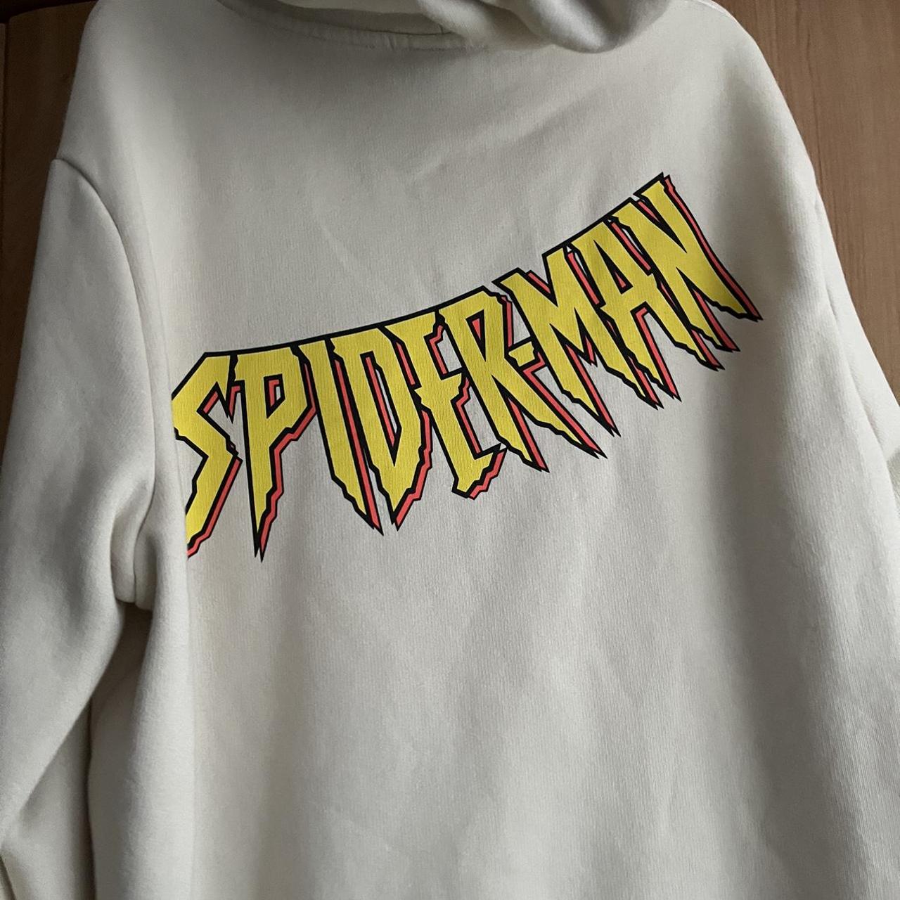 H&M Men's Cream Hoodie Depop