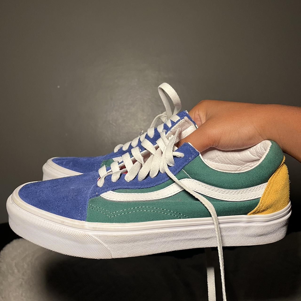 Colorful vans old hot sale skool yacht club