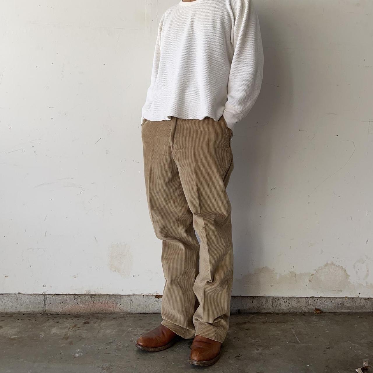 JCPenney Men's Khaki Trousers Depop