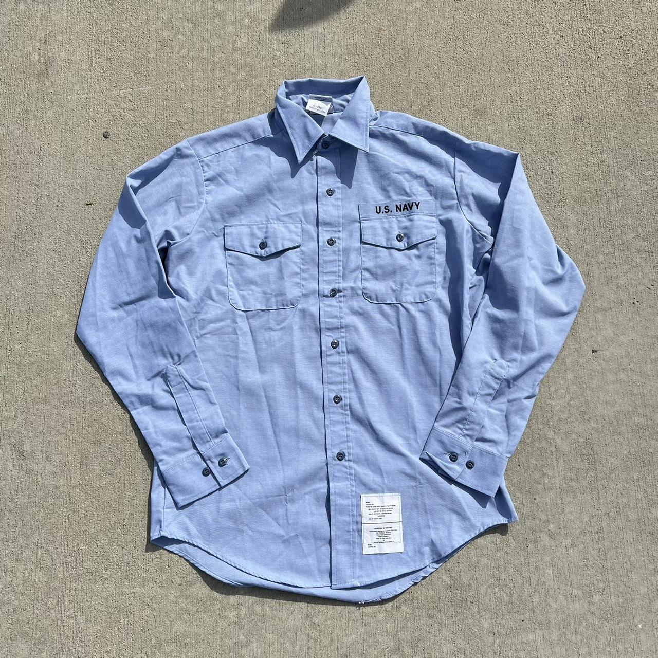 American Vintage Men's Shirt - Blue - L