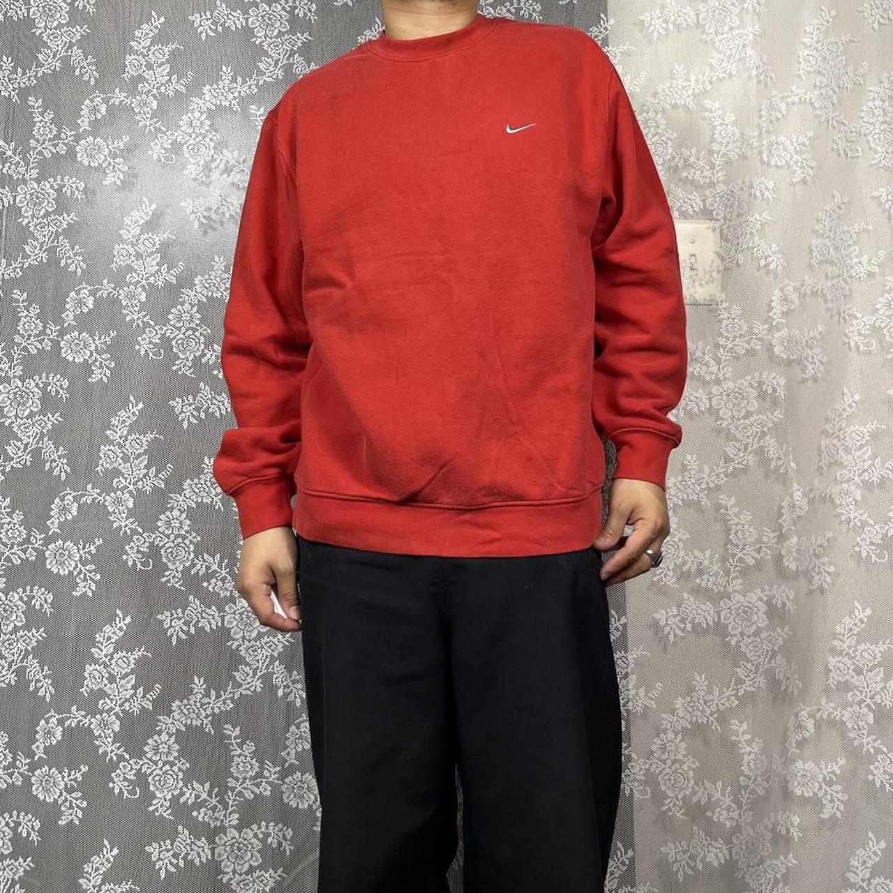 Nike Men's Sweatshirt - Red - M – Vintage Y2K Nik… - image 1