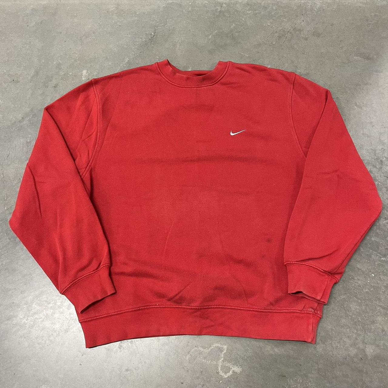 Nike Men's Sweatshirt - Red - M – Vintage Y2K Nik… - image 4