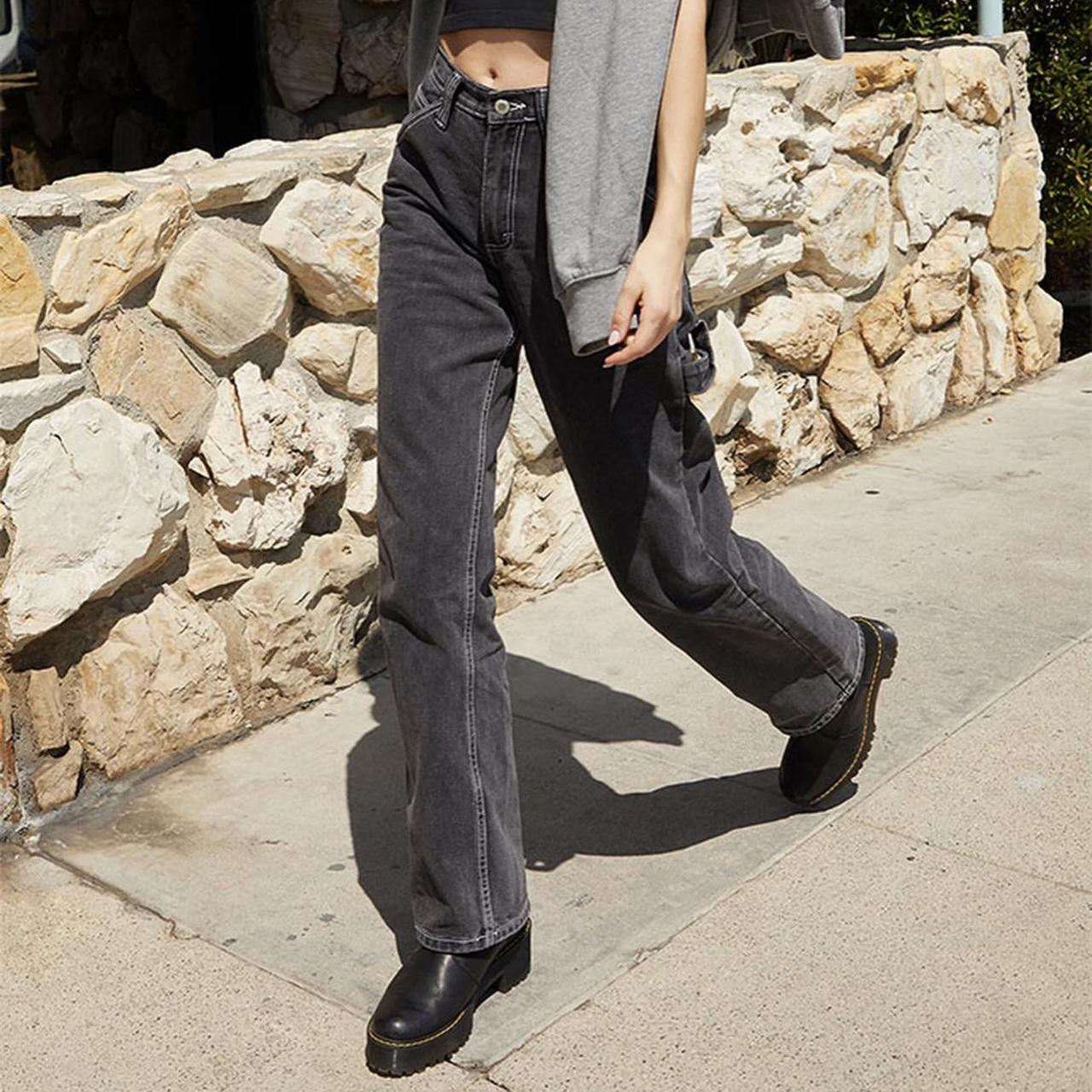 Brandy Melville Women's Black Jeans Depop