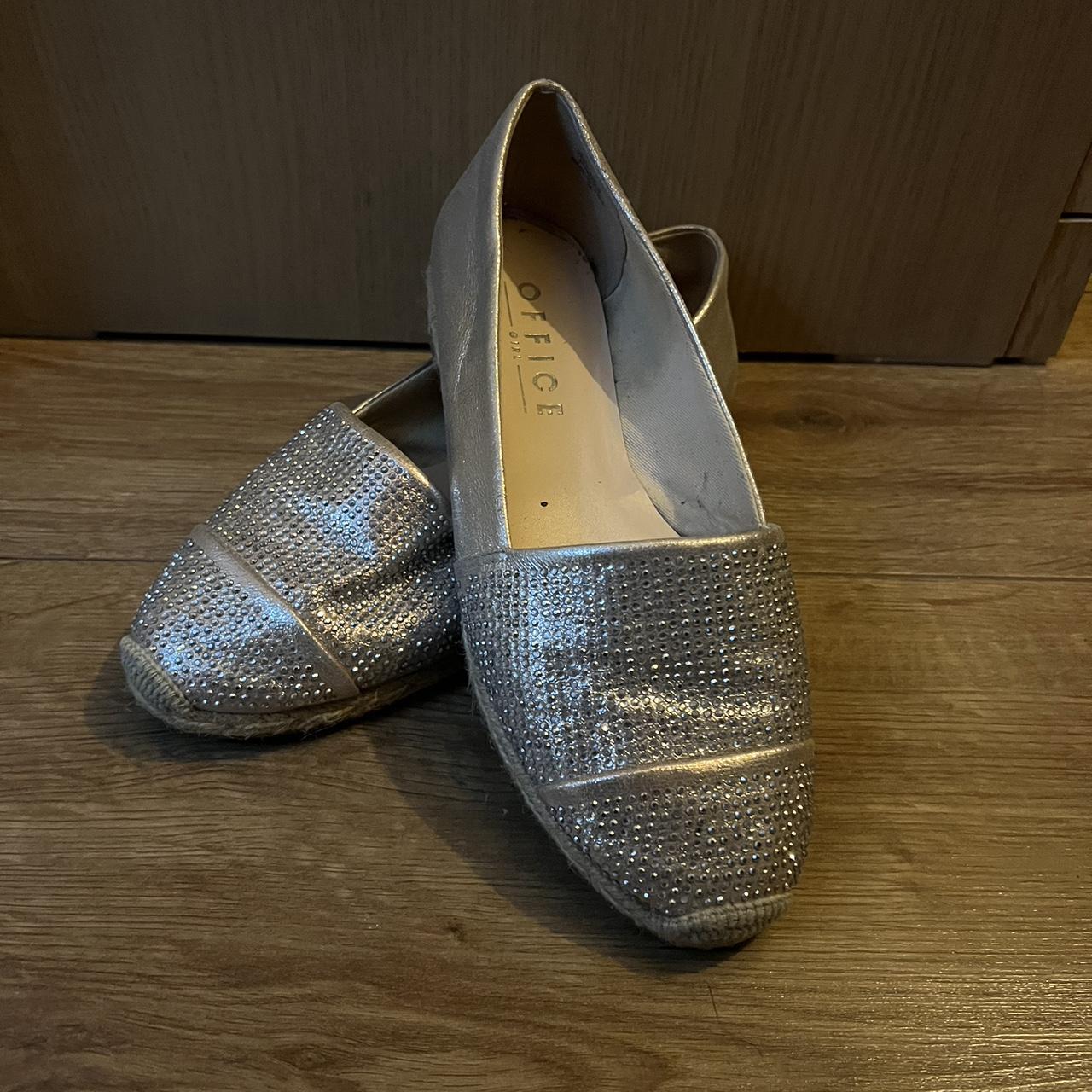 Office hot sale gold espadrilles