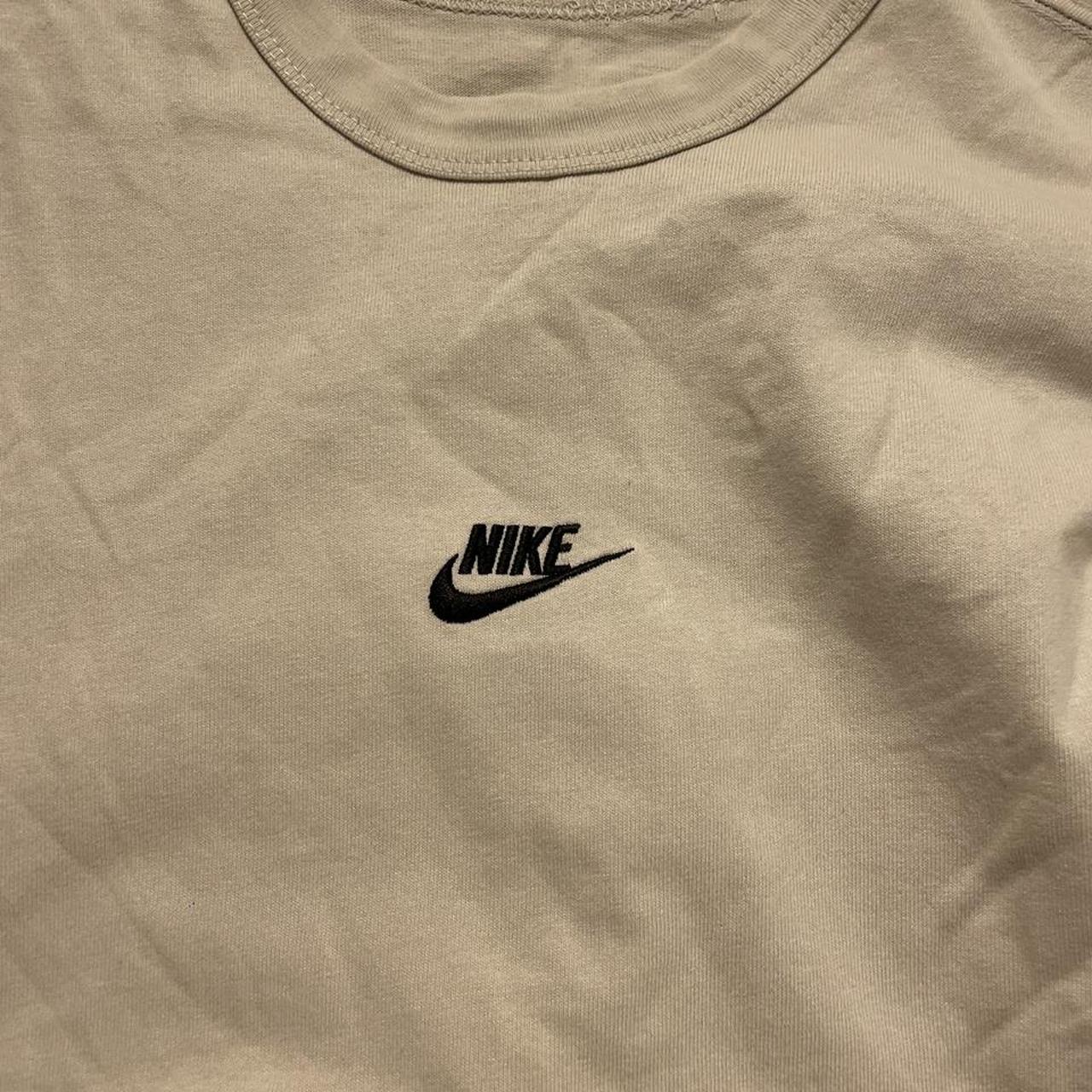 Comfy Nike long sleeve in a light beige Color is... - Depop