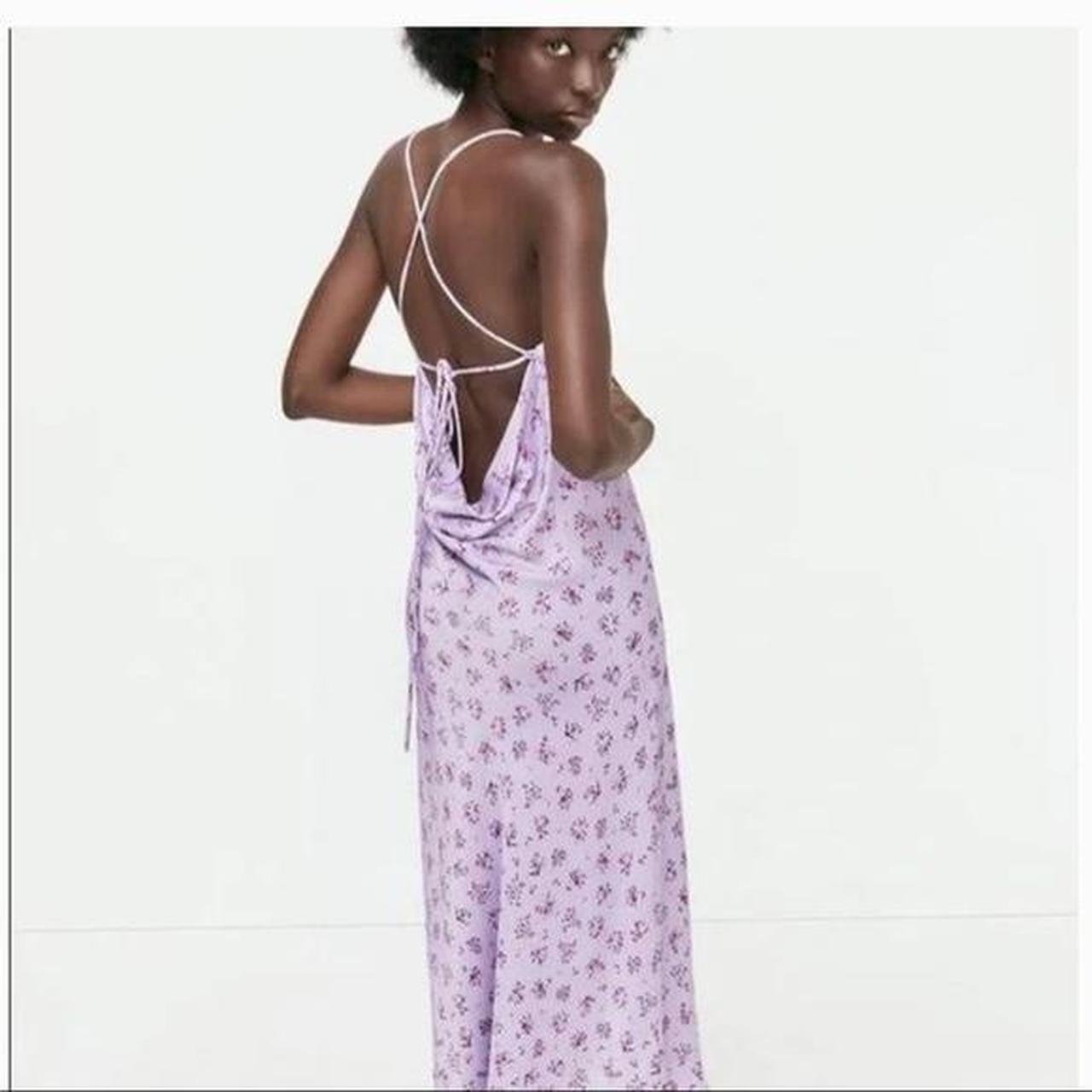Zara Women's Purple Dress Depop