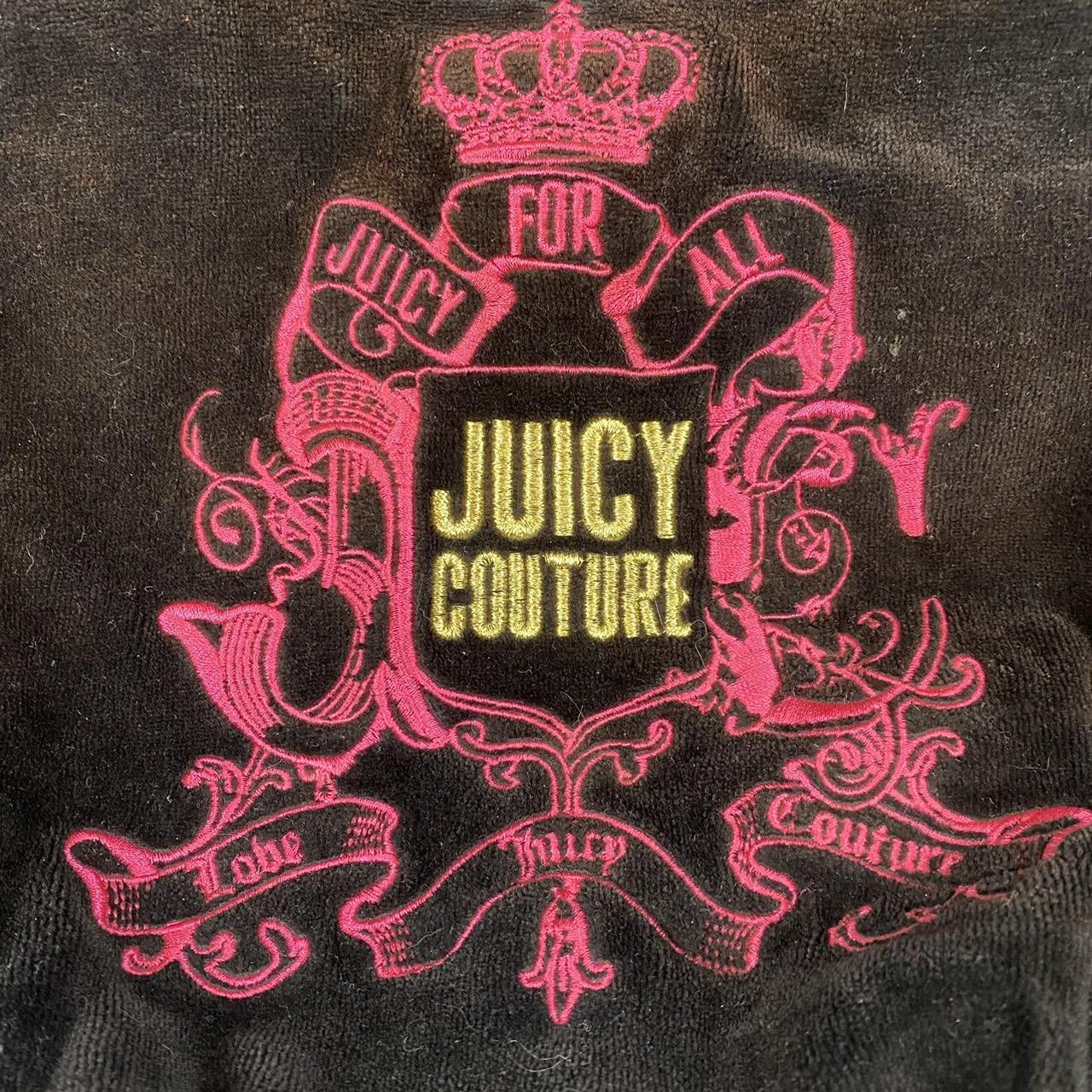 Juicy Couture Women's Black and Pink Bag | Depop