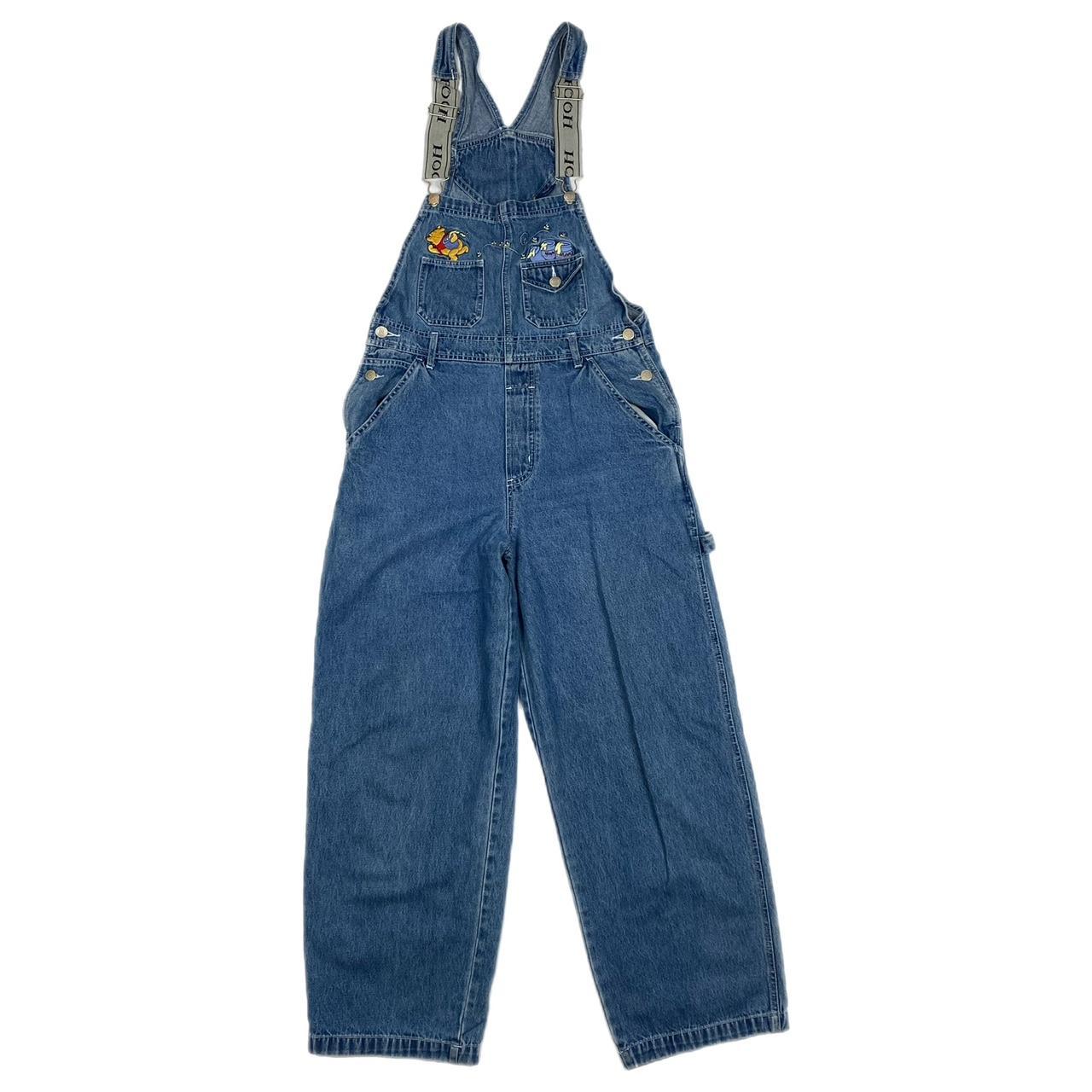 Vintage Y2K Winnie The Pooh Overalls A high quality... - Depop