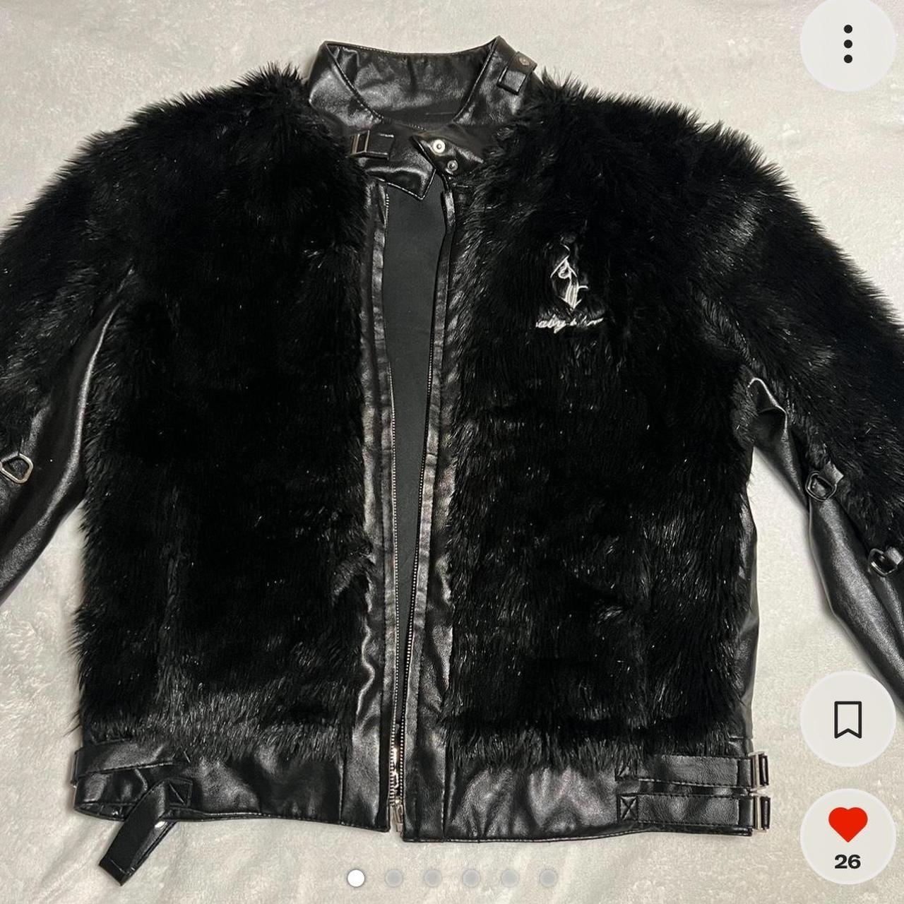 Baby Phat Faux Fur Bomber store Jacket