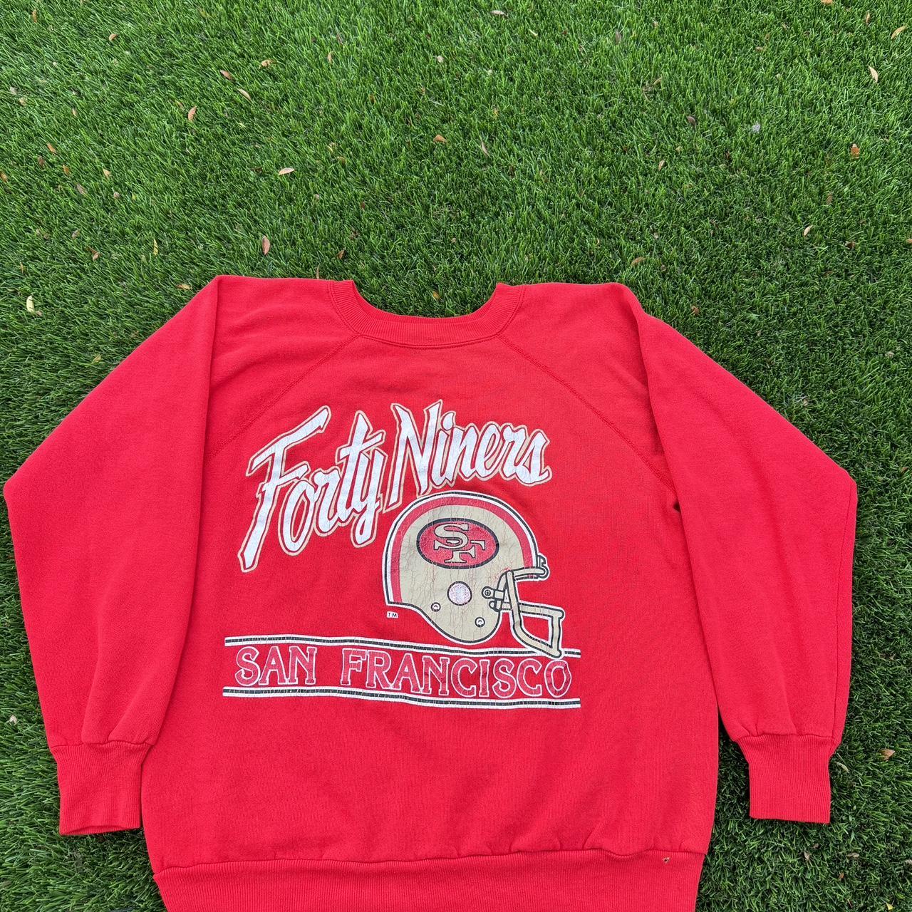 Vintage Champion Red SF San Francisco 49ers Depop