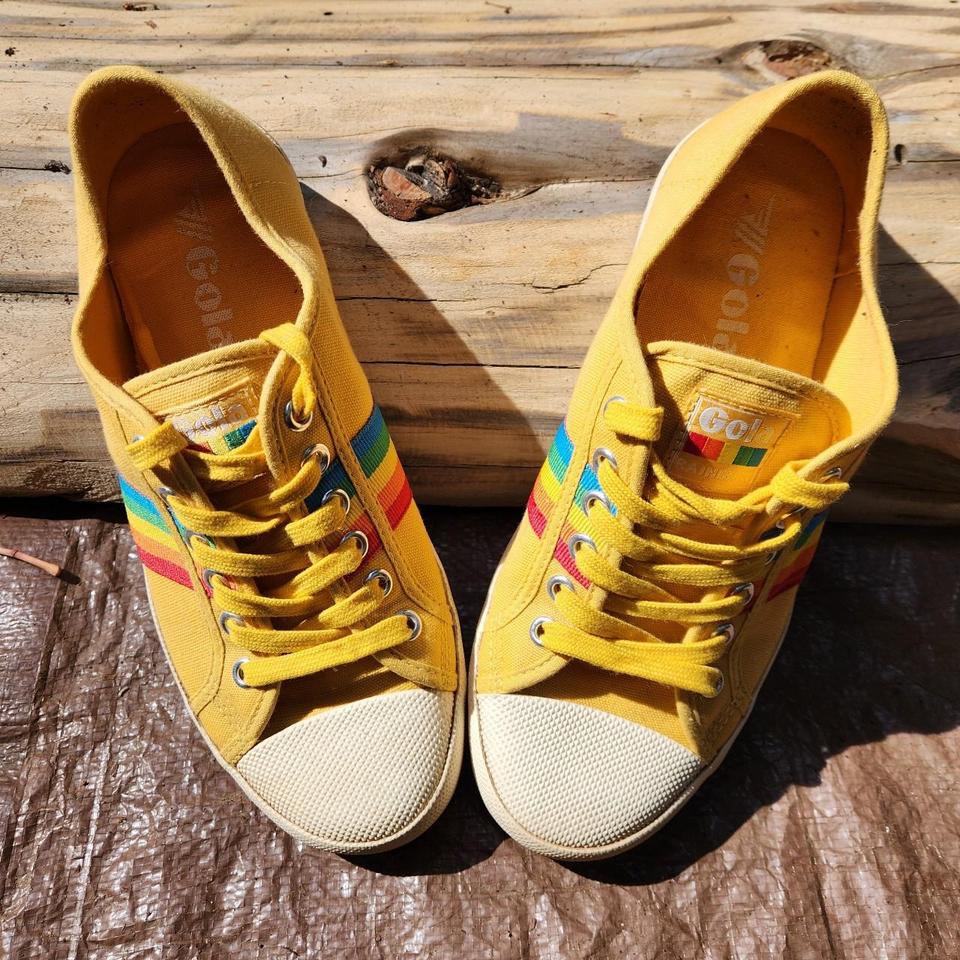 GOLA COASTER RAINBOW SNEAKERS size 7 womens Euro Depop