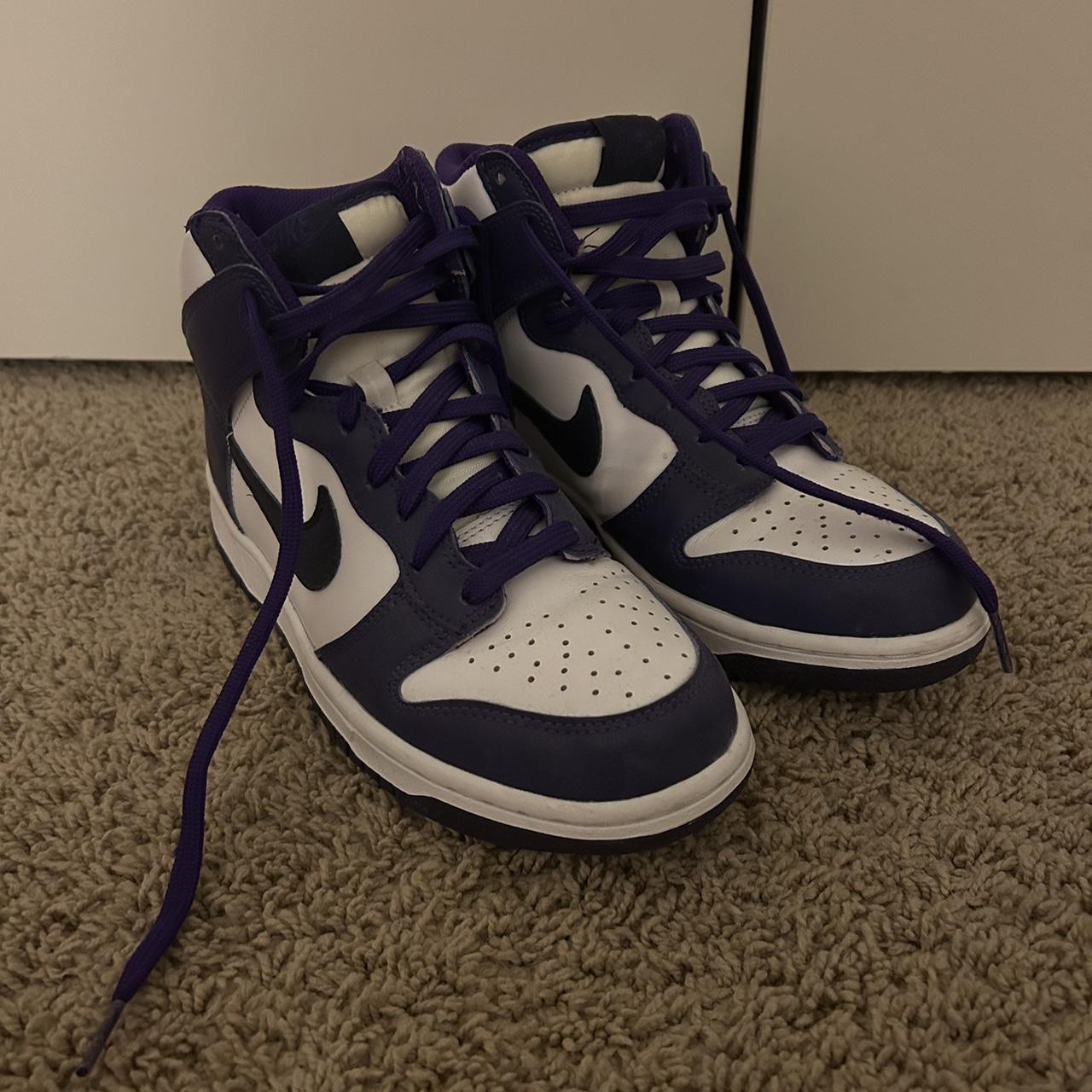purple green dunks