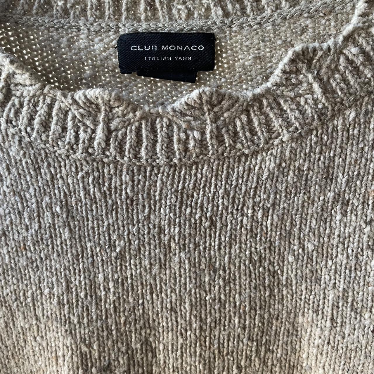 Club monaco italian sales yarn sweater