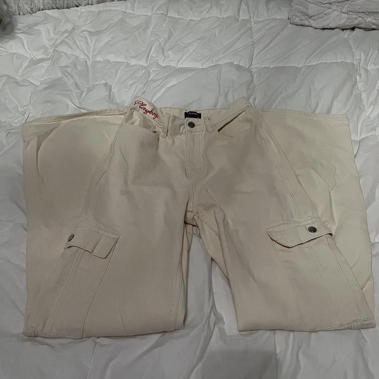 SOLD OUT PLAYBOY CARGO PANTS Fit like straight leg... - Depop