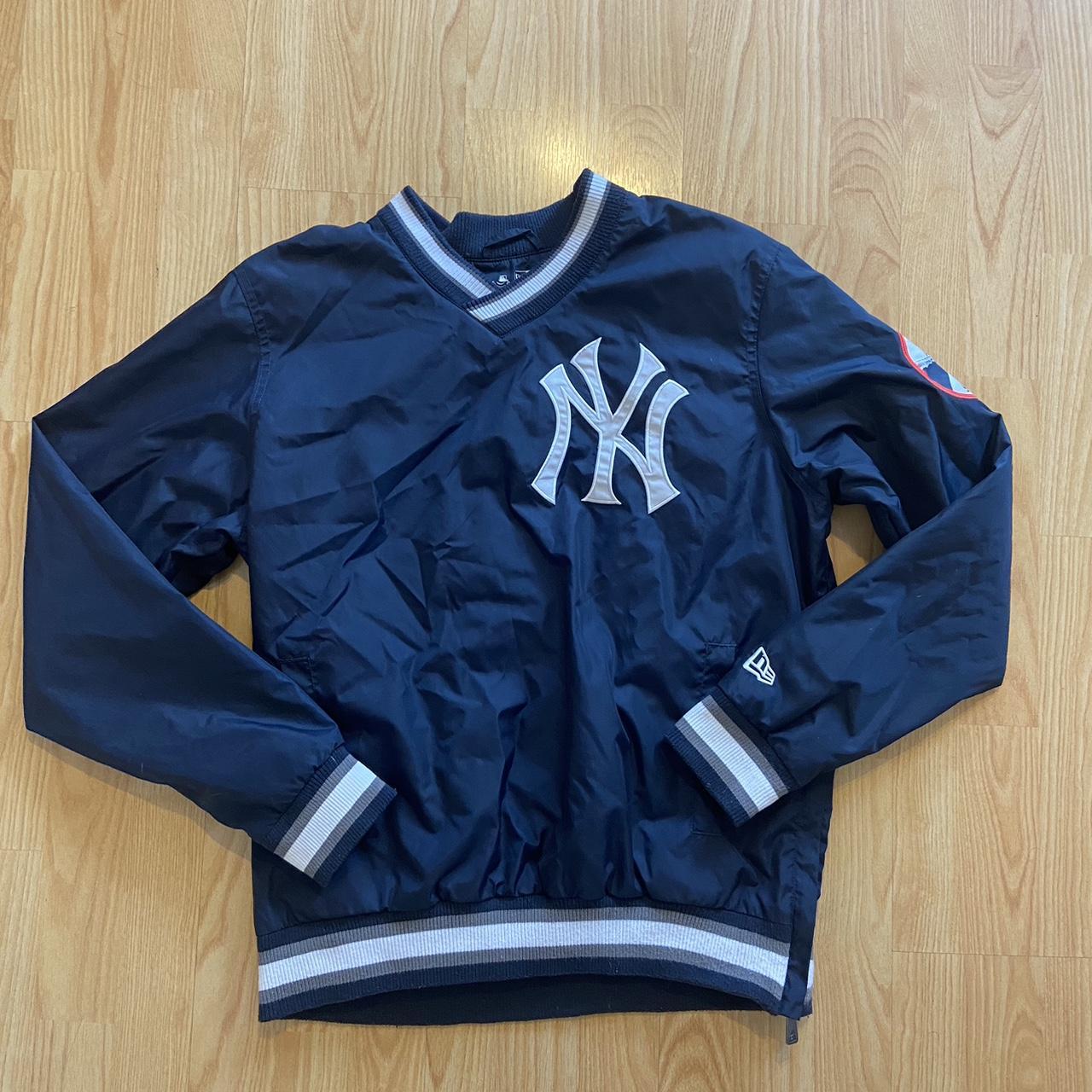 Vintage Nike New York Yankees jacket in navy. Y2K - Depop