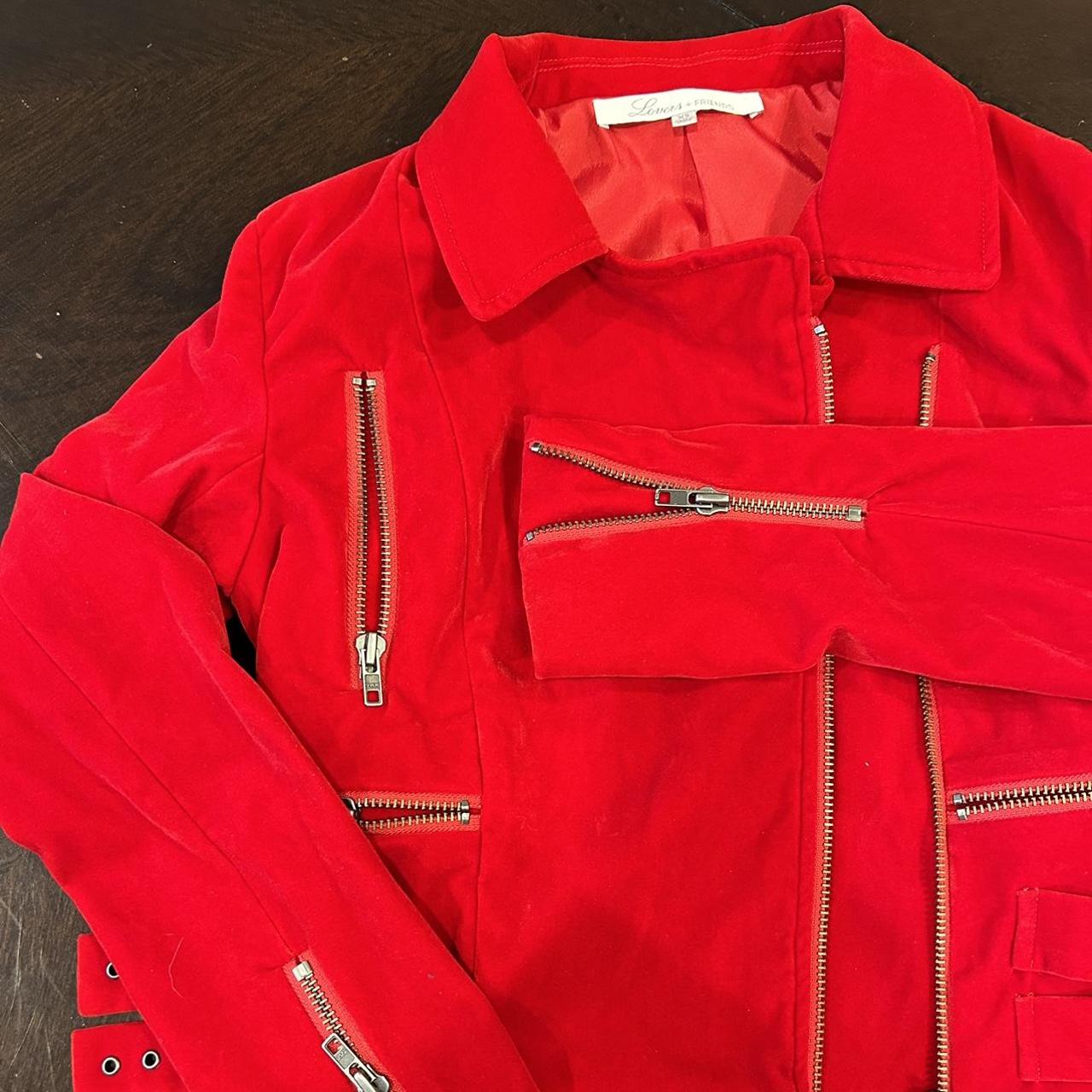 The coolest red suede jacket from Lovers + Friends🧥 ️... - Depop
