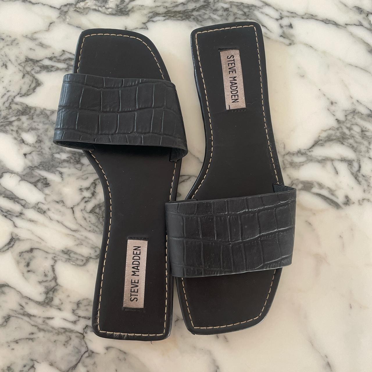 steve madden studded slides