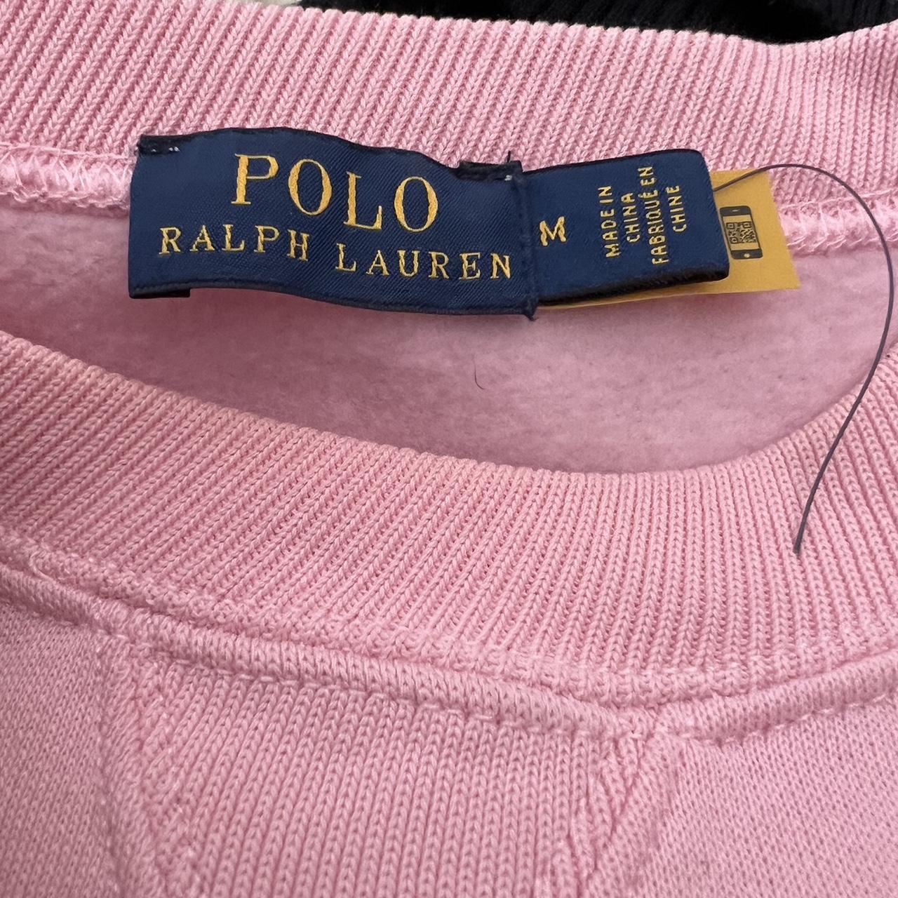 Ralph Lauren pink jumper in size medium Worn once... - Depop